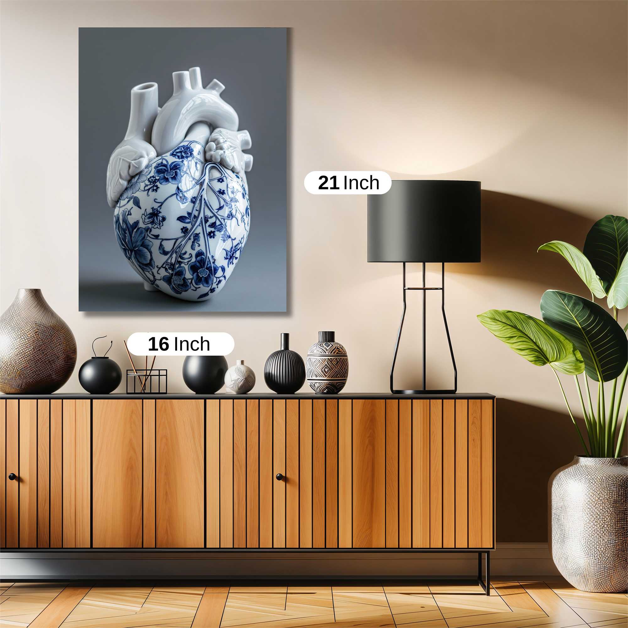 Heart Elegance Safe Wall Magnetic / M