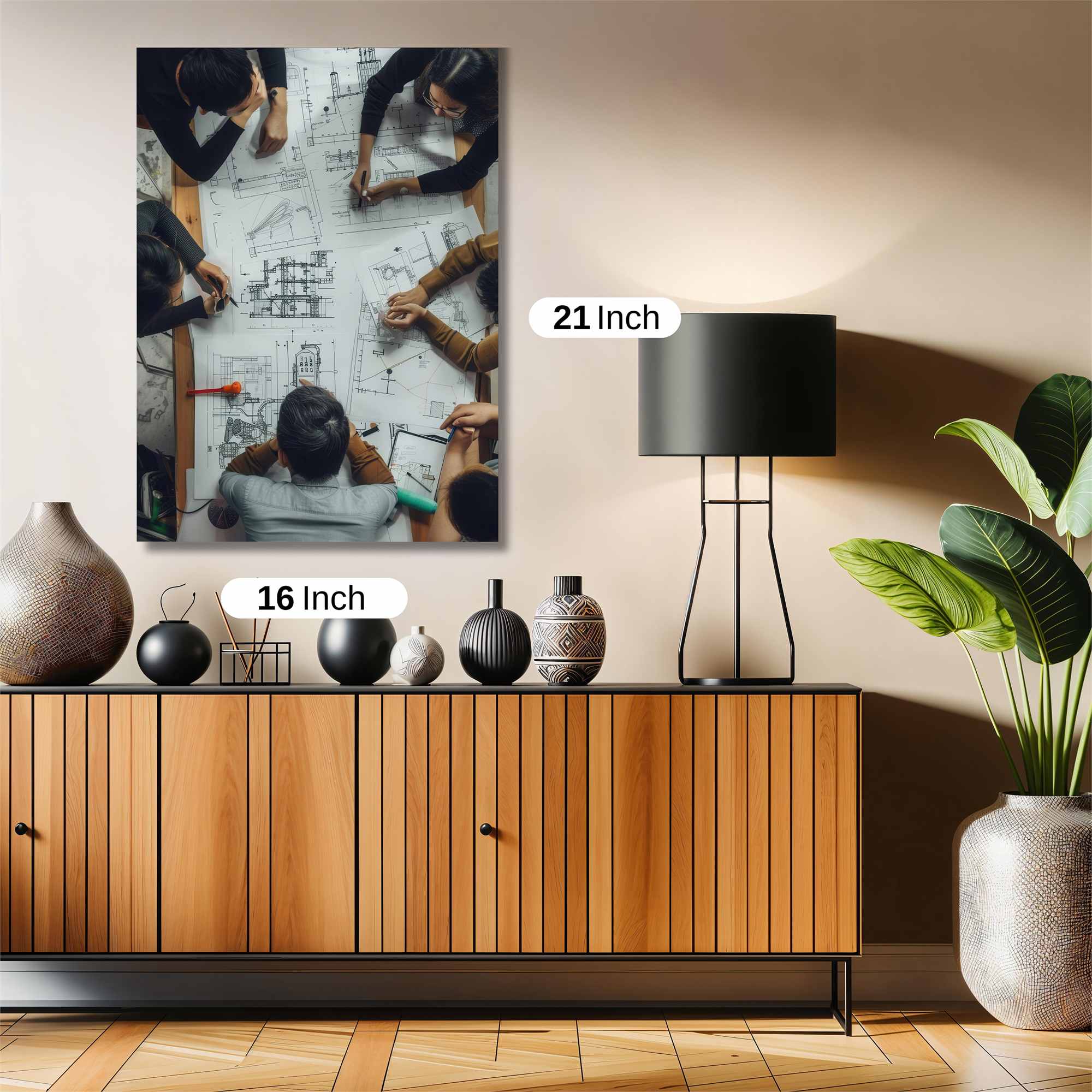 Blueprint Bliss Safe Wall Magnetic / M