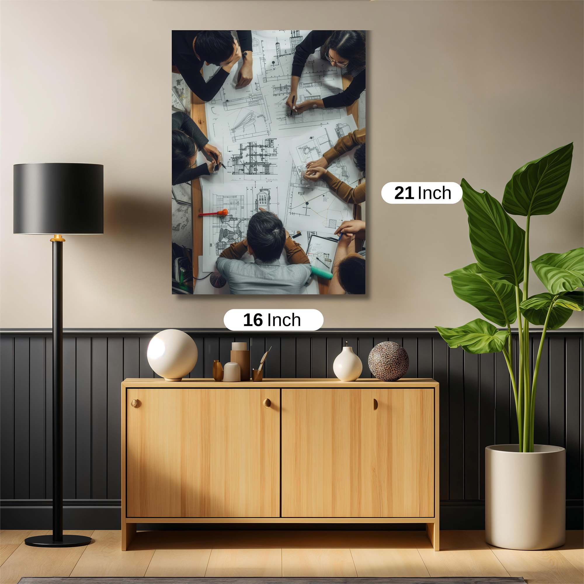 Blueprint Bliss Safe Wall Magnetic / M