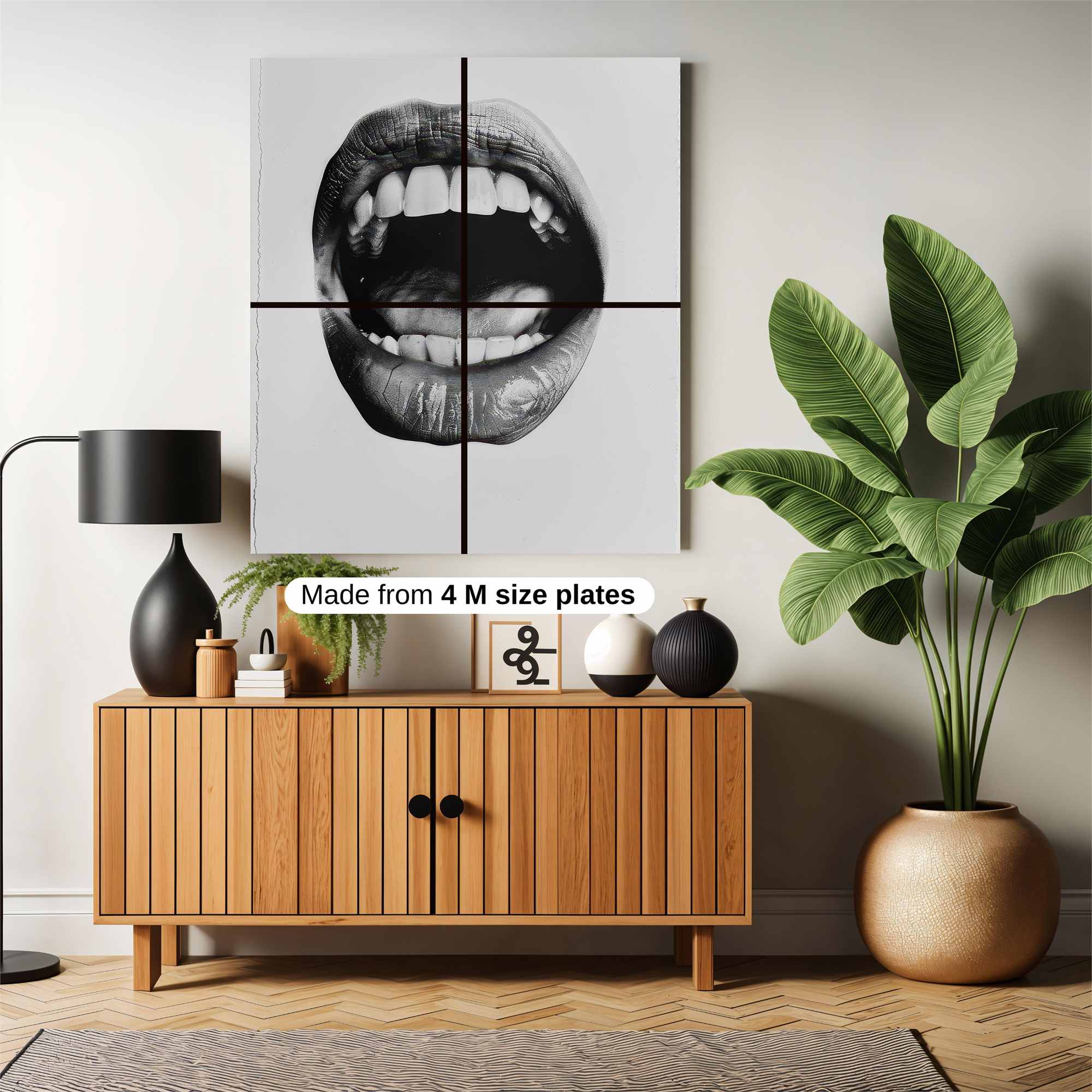 Mouth Echo Safe Wall Magnetic / M