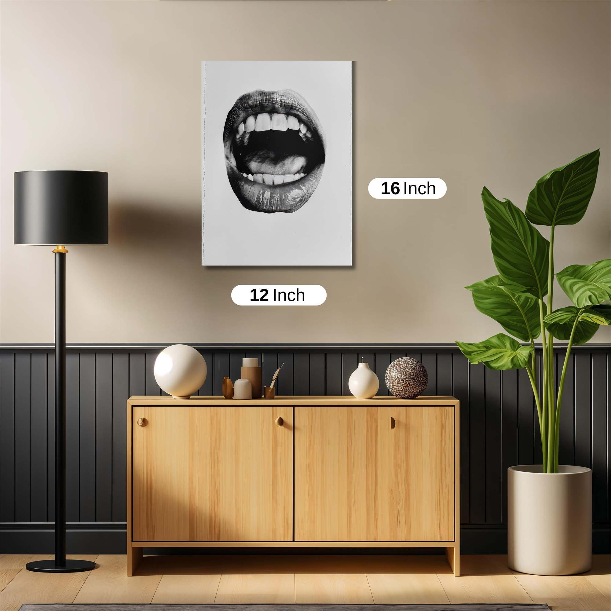 Mouth Echo Safe Wall Magnetic / M