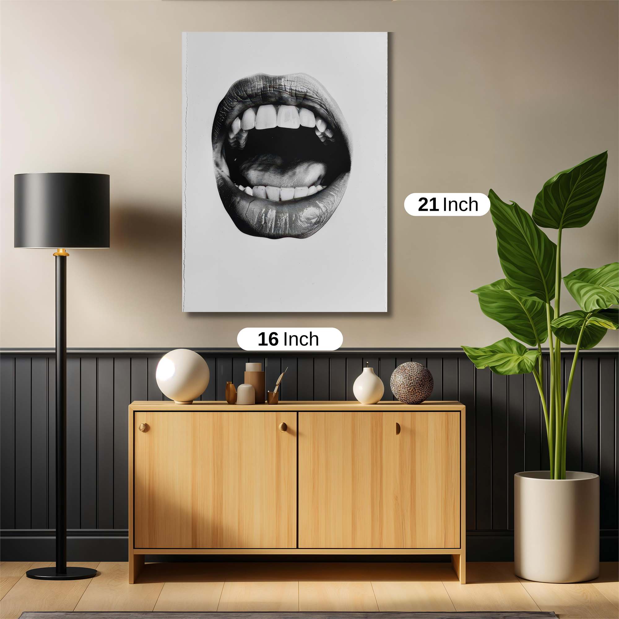 Mouth Echo Safe Wall Magnetic / M