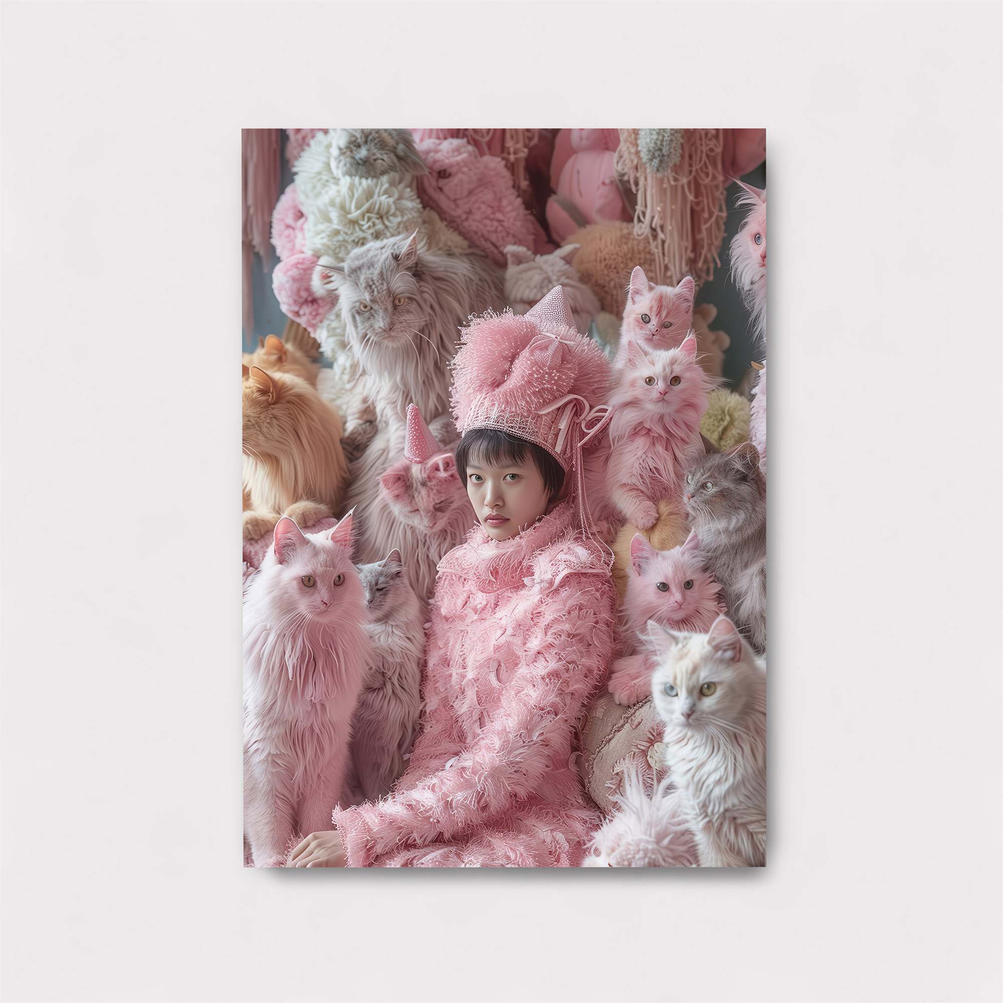 Cat Whimsy Safe Wall Magnetic / M