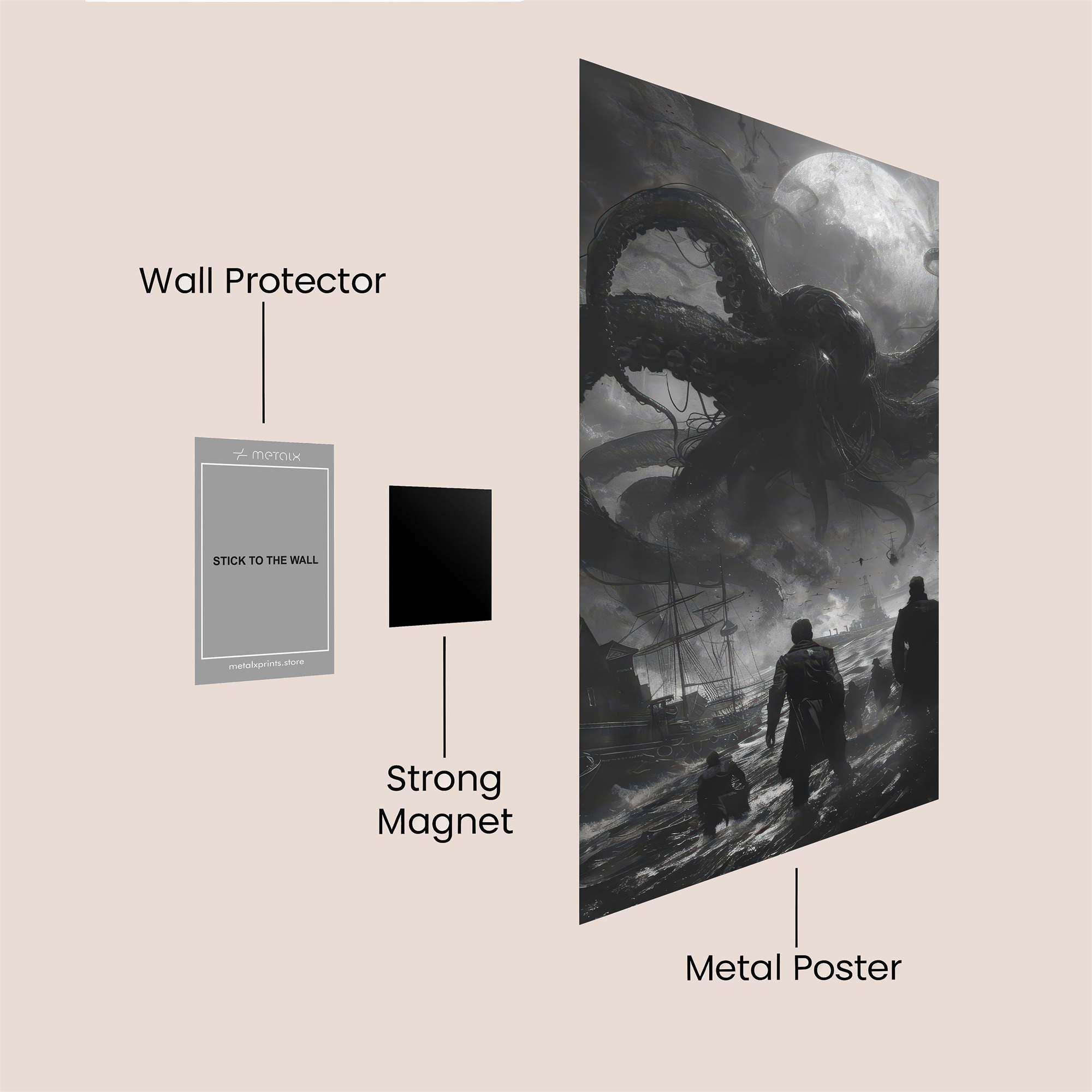 Cthulhu Eerie Safe Wall Magnetic / M