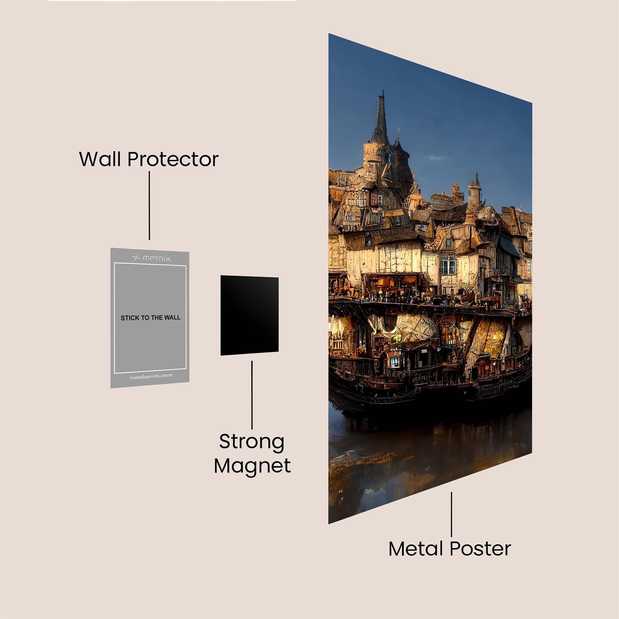 Castle Whimsy Safe Wall Magnetic / M