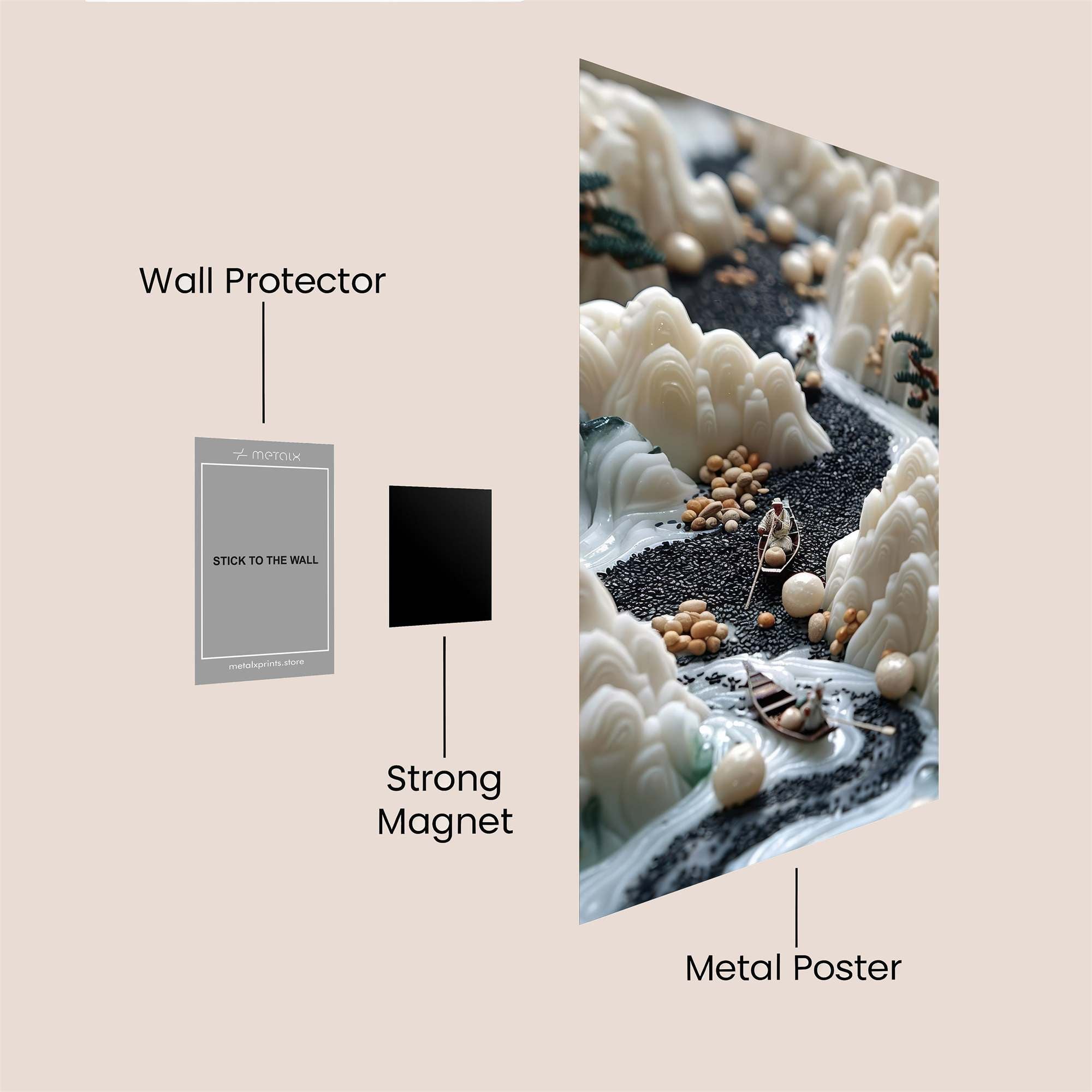River Serenity Safe Wall Magnetic / M