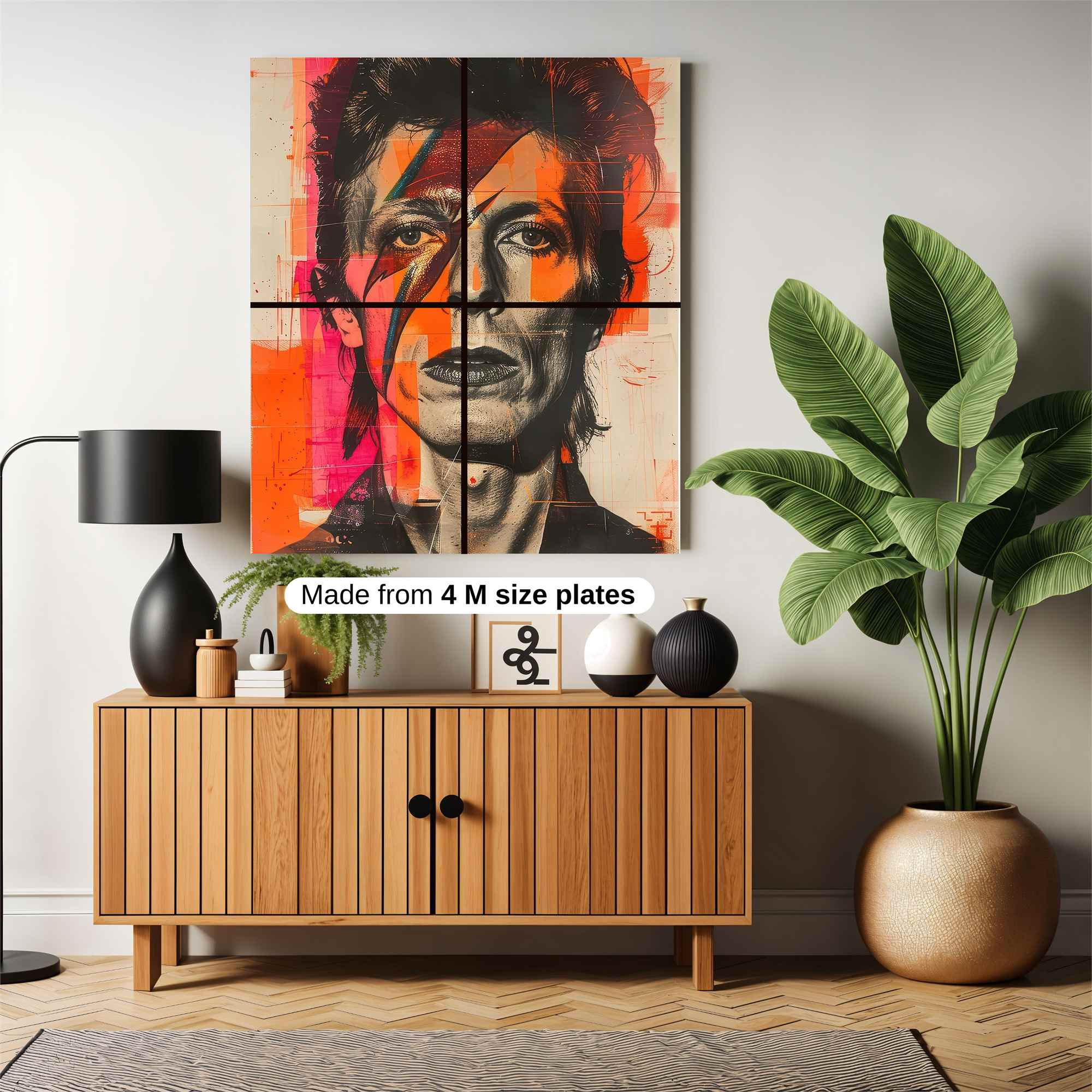 Bowie Vibrant Safe Wall Magnetic / M
