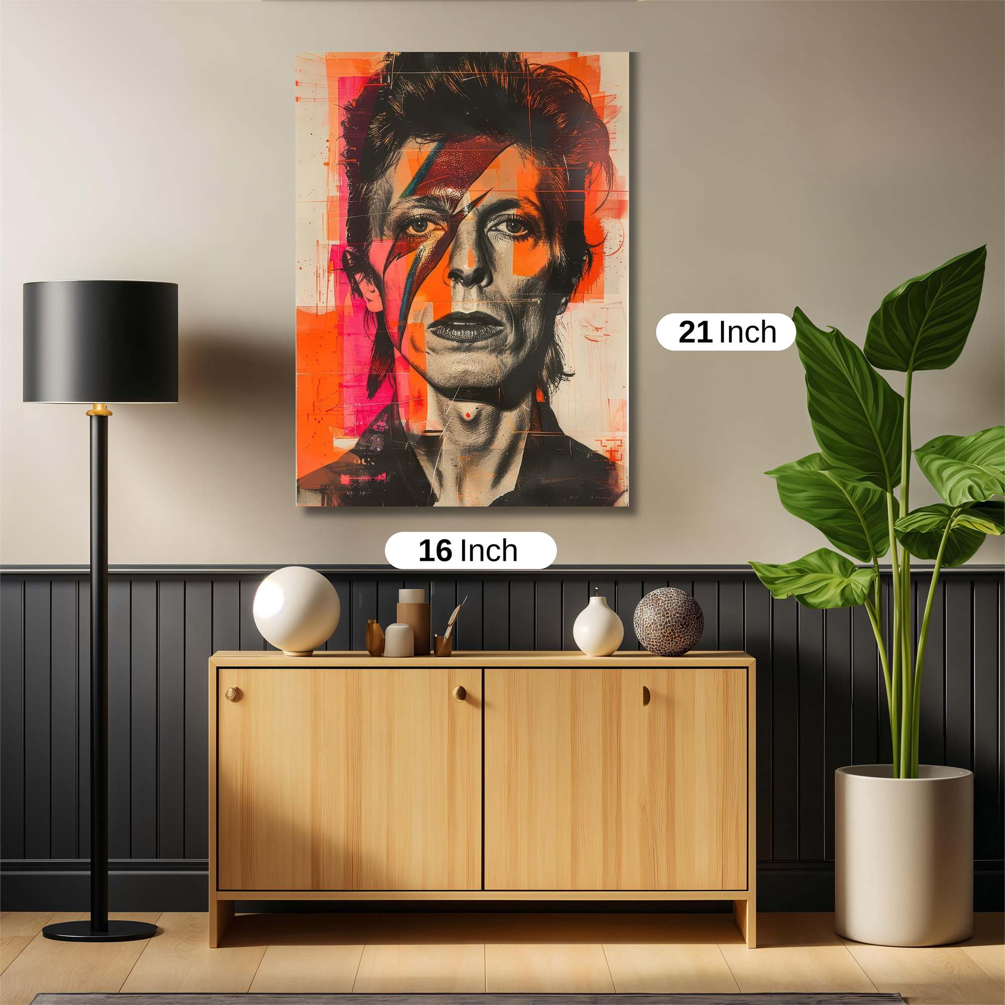 Bowie Vibrant Safe Wall Magnetic / M