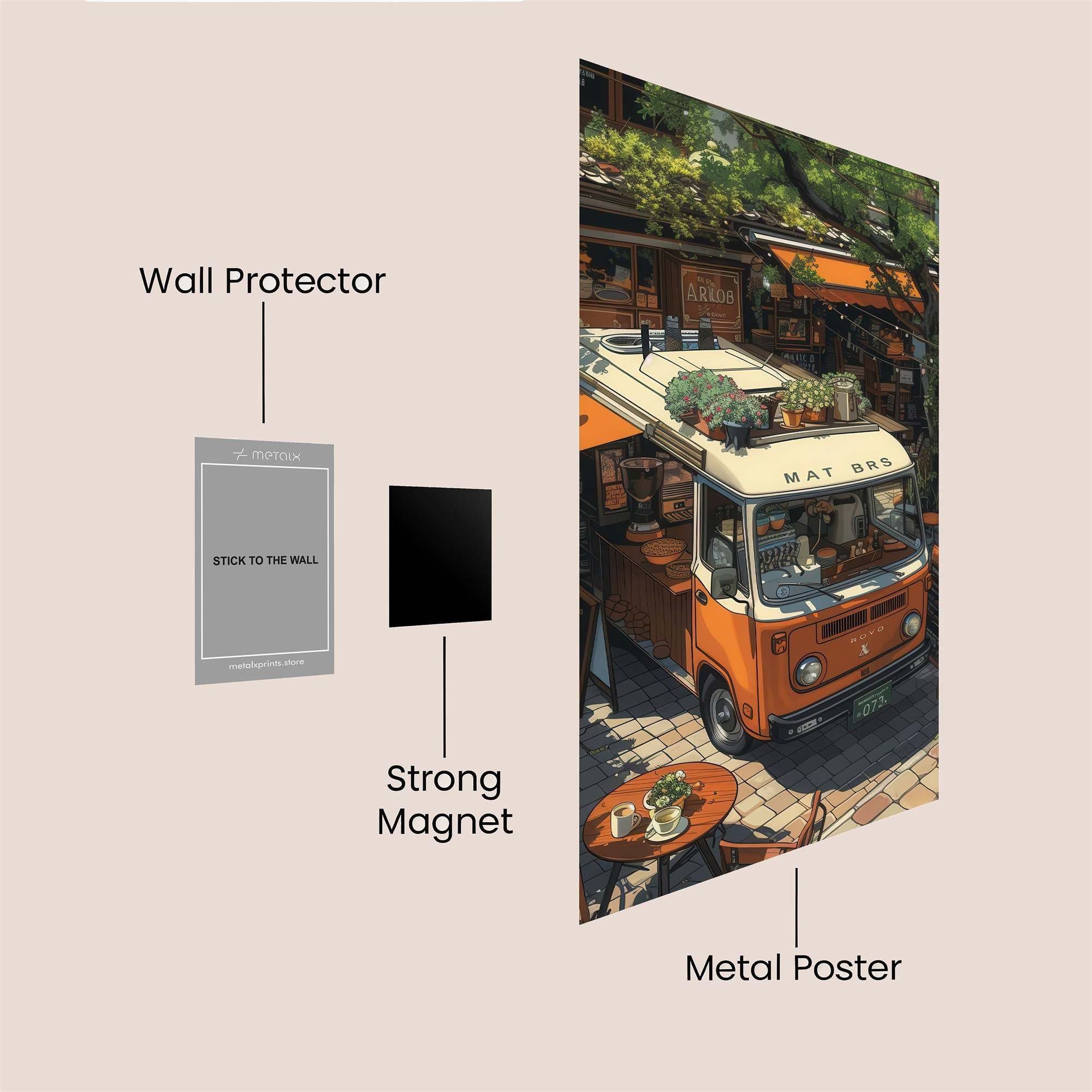 Cafe Serenity Safe Wall Magnetic / M
