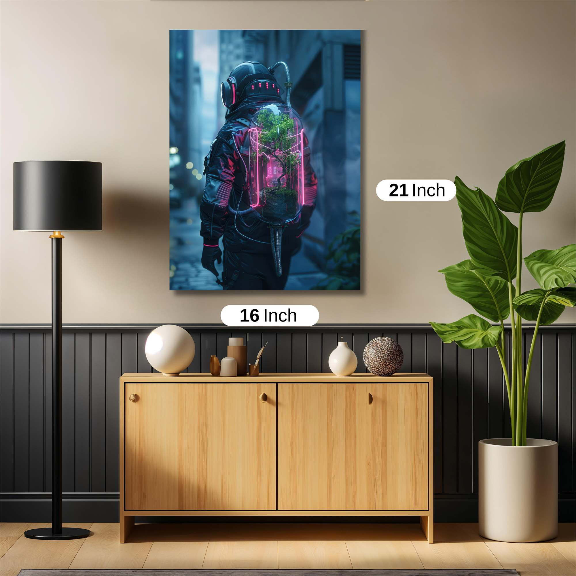 Urban Bloom Safe Wall Magnetic / M