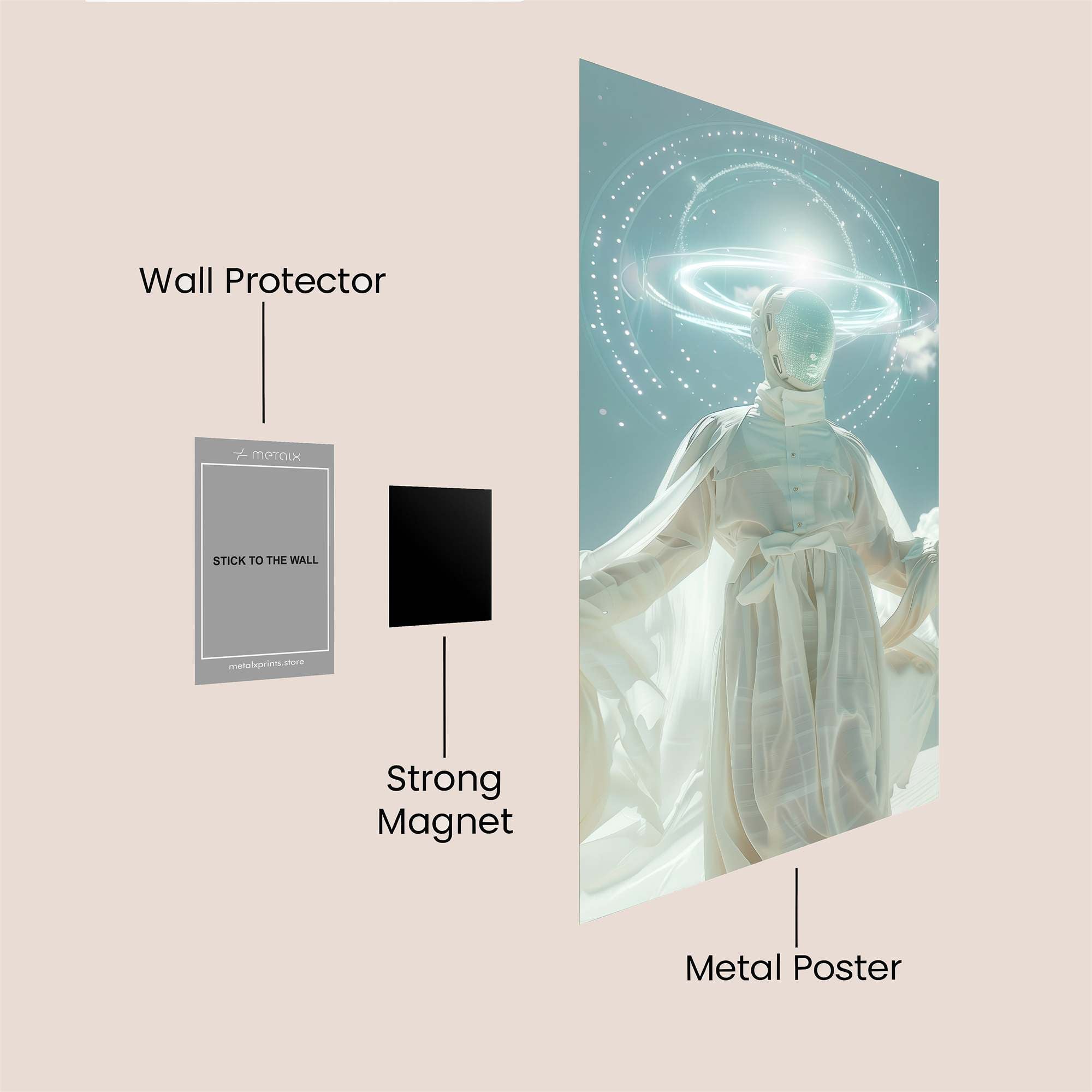 Angel Transcendent Safe Wall Magnetic / M