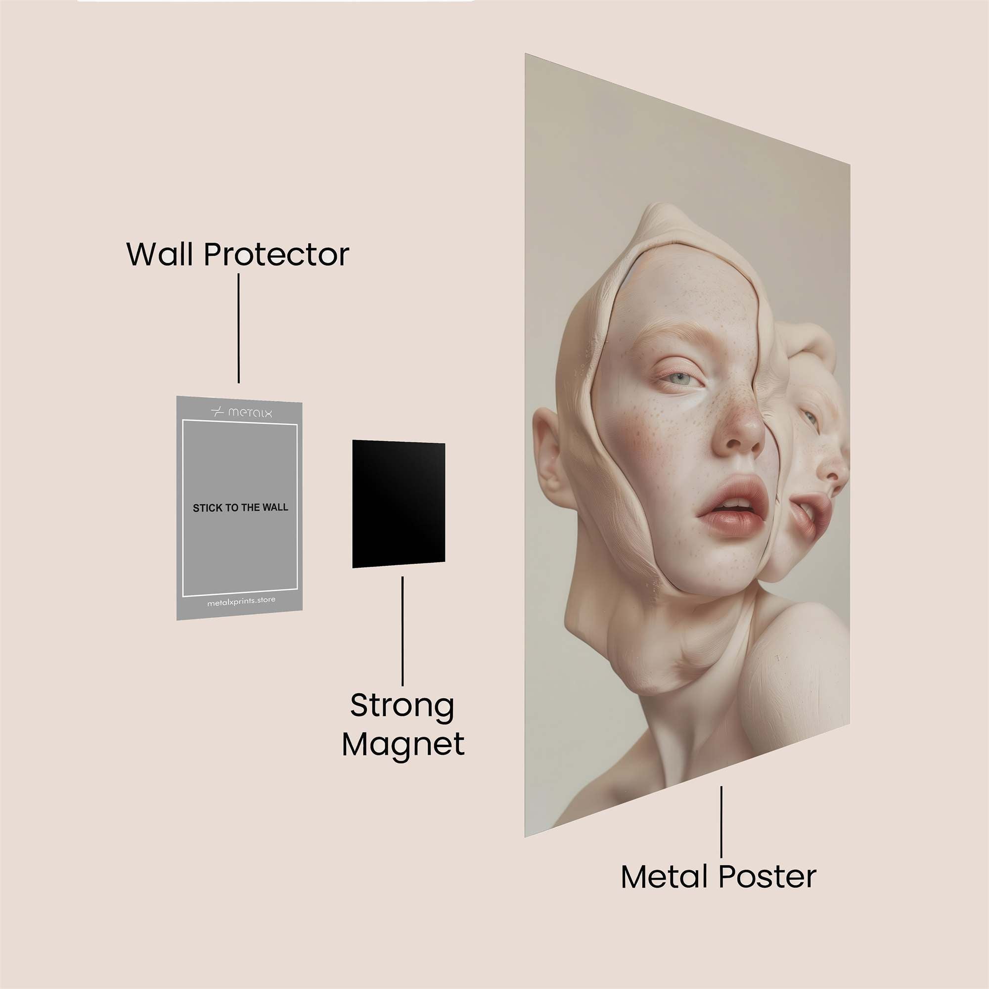 Dual Serenity Safe Wall Magnetic / M