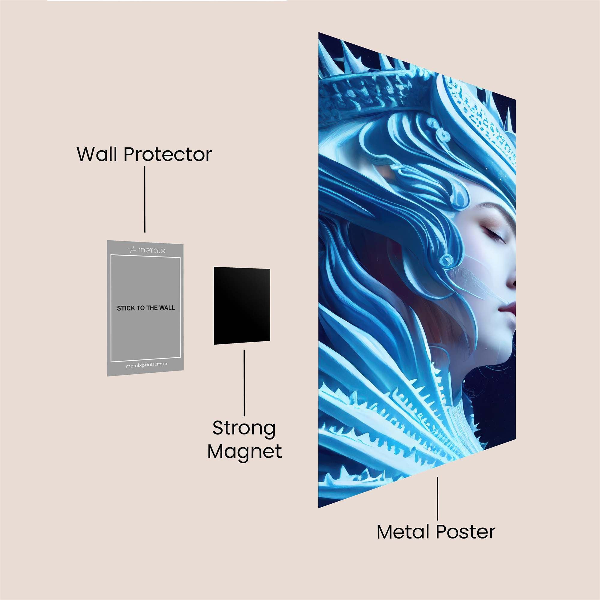 Ice Majesty Safe Wall Magnetic / M