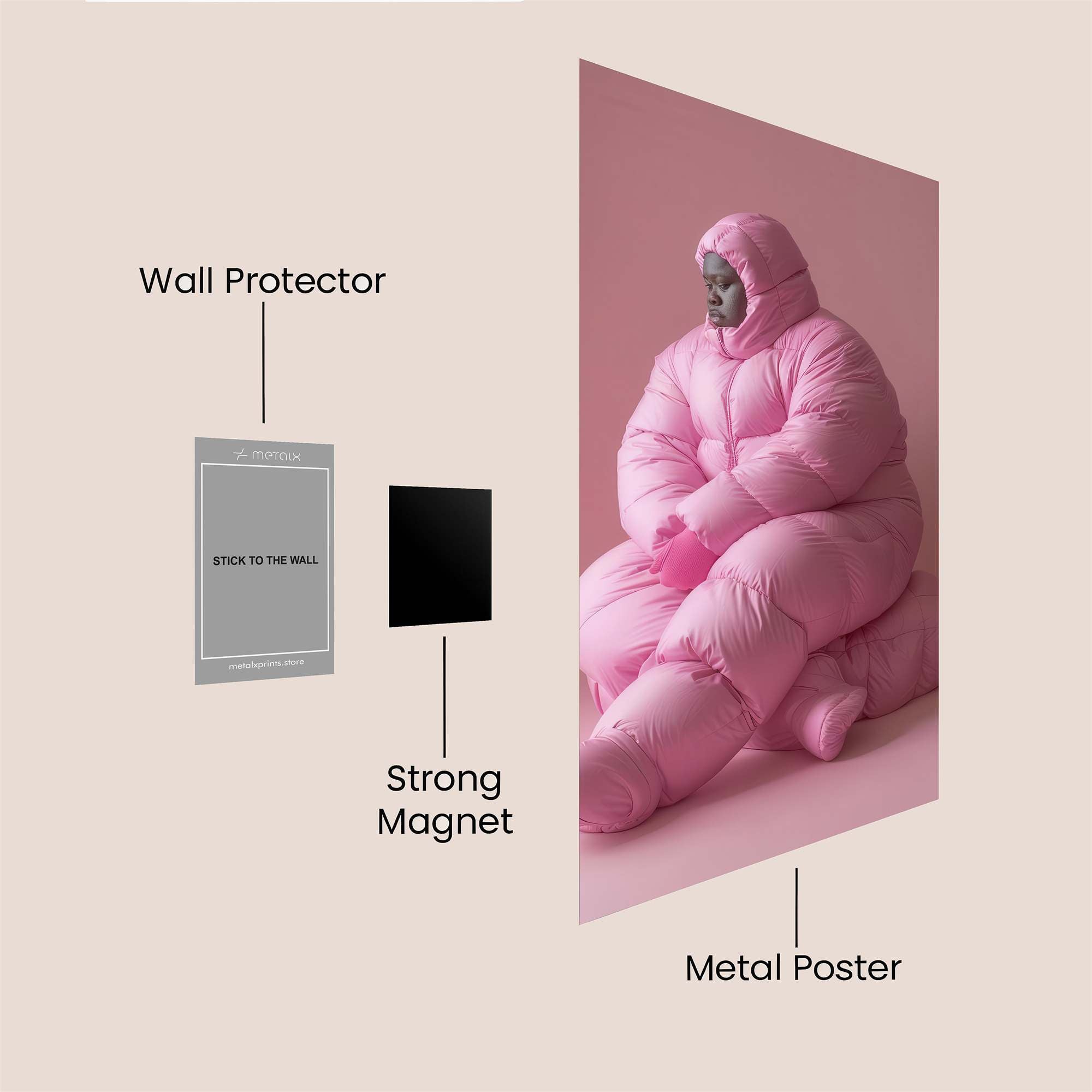 Puffy Serenity Safe Wall Magnetic / M