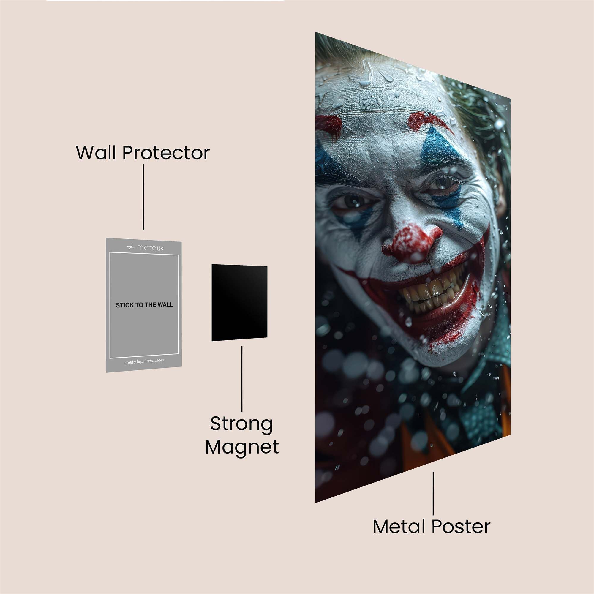 Joker Manic Safe Wall Magnetic / M