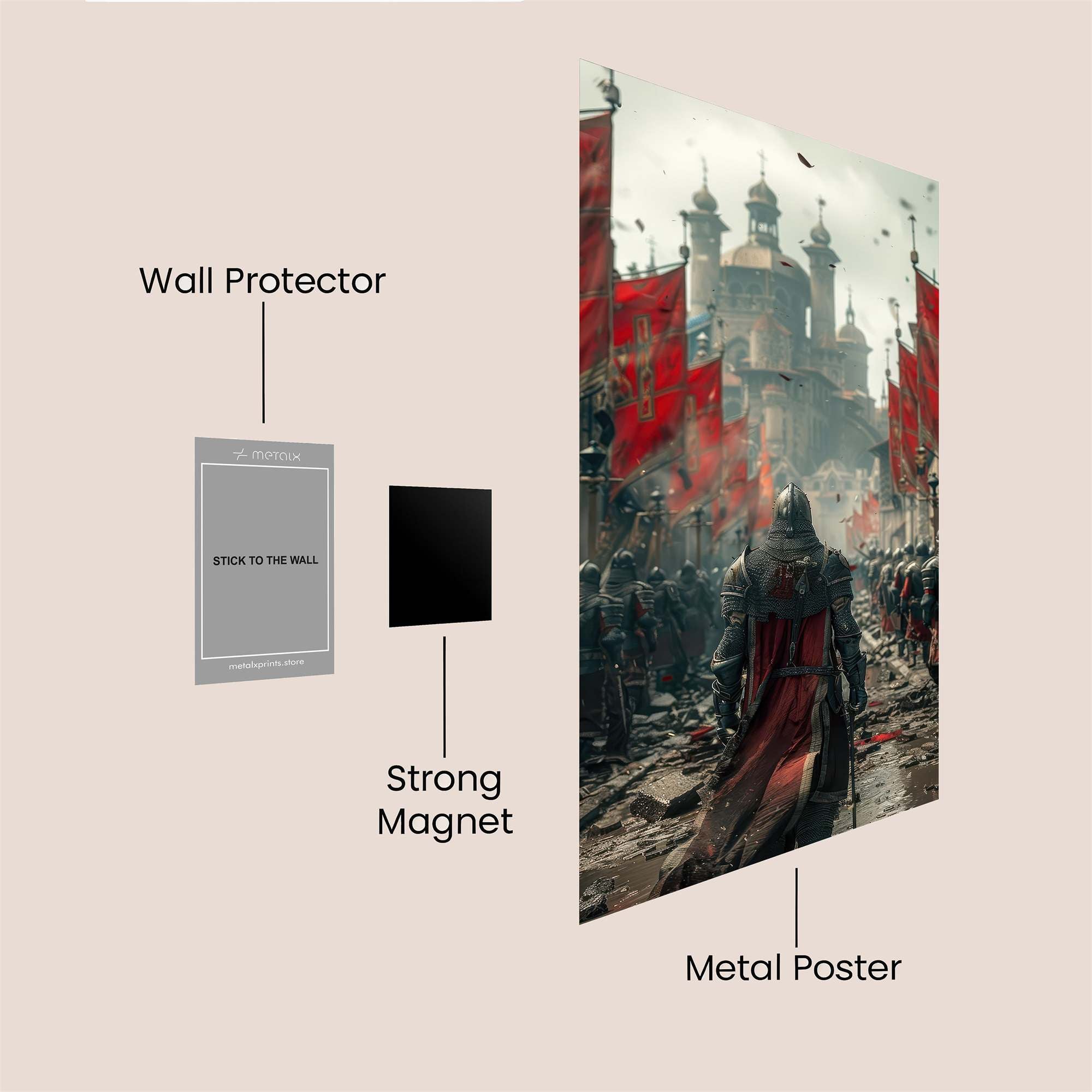 Knightly Valor Safe Wall Magnetic / M