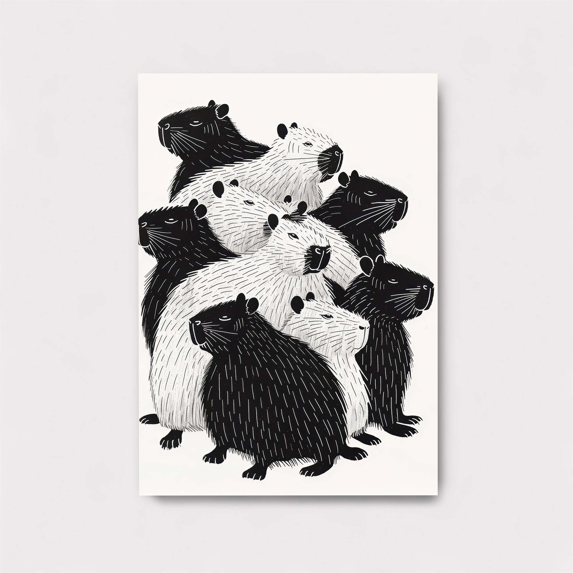 Capybara Cozy Safe Wall Magnetic / M