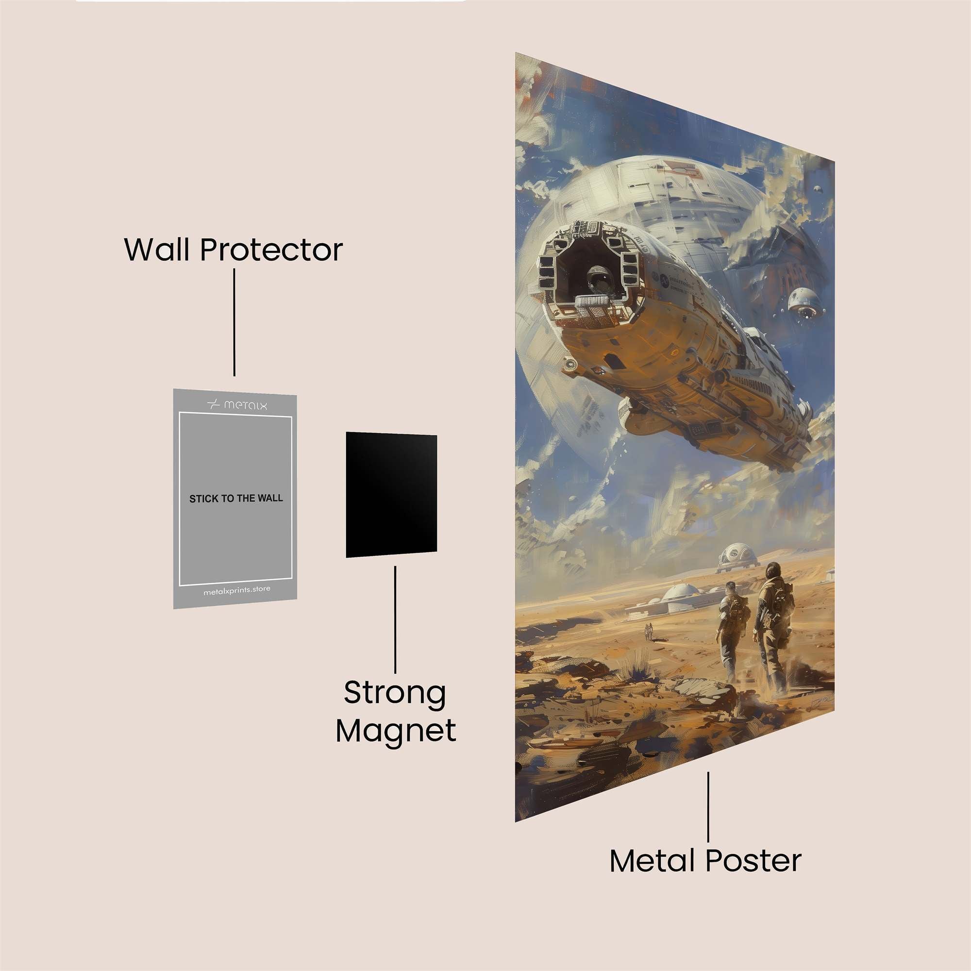 Falcon Serenity Safe Wall Magnetic / M