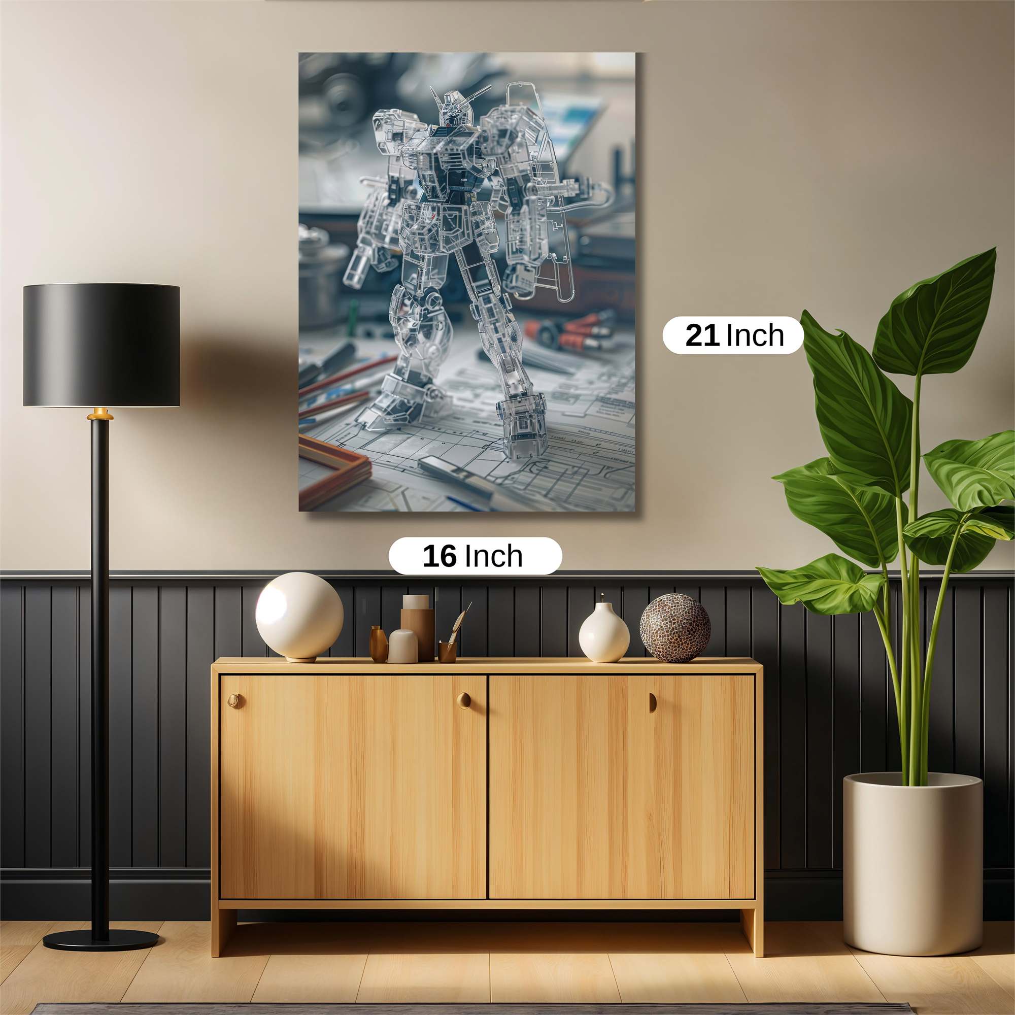 Gundam Ethereal Safe Wall Magnetic / M