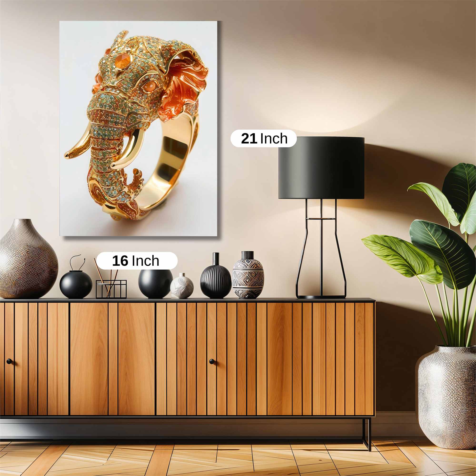 Elephant Opulence Safe Wall Magnetic / M