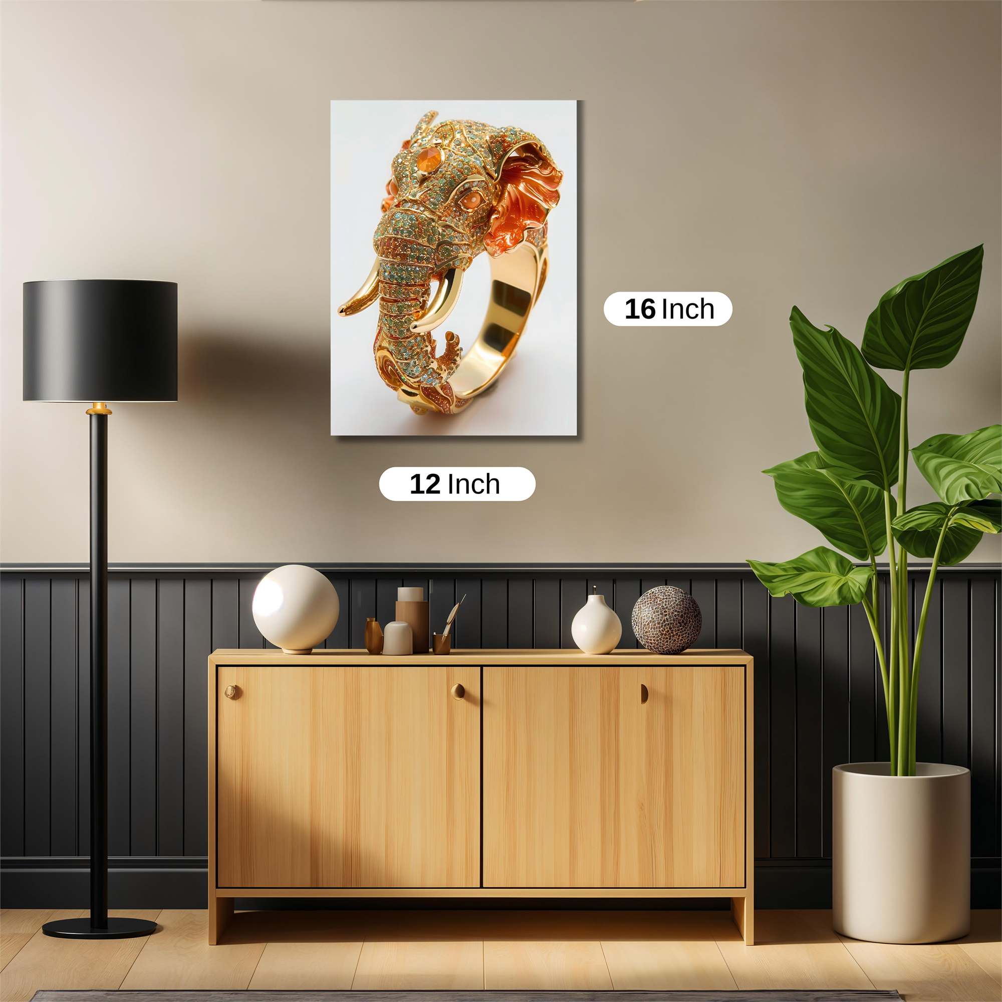 Elephant Opulence Safe Wall Magnetic / M