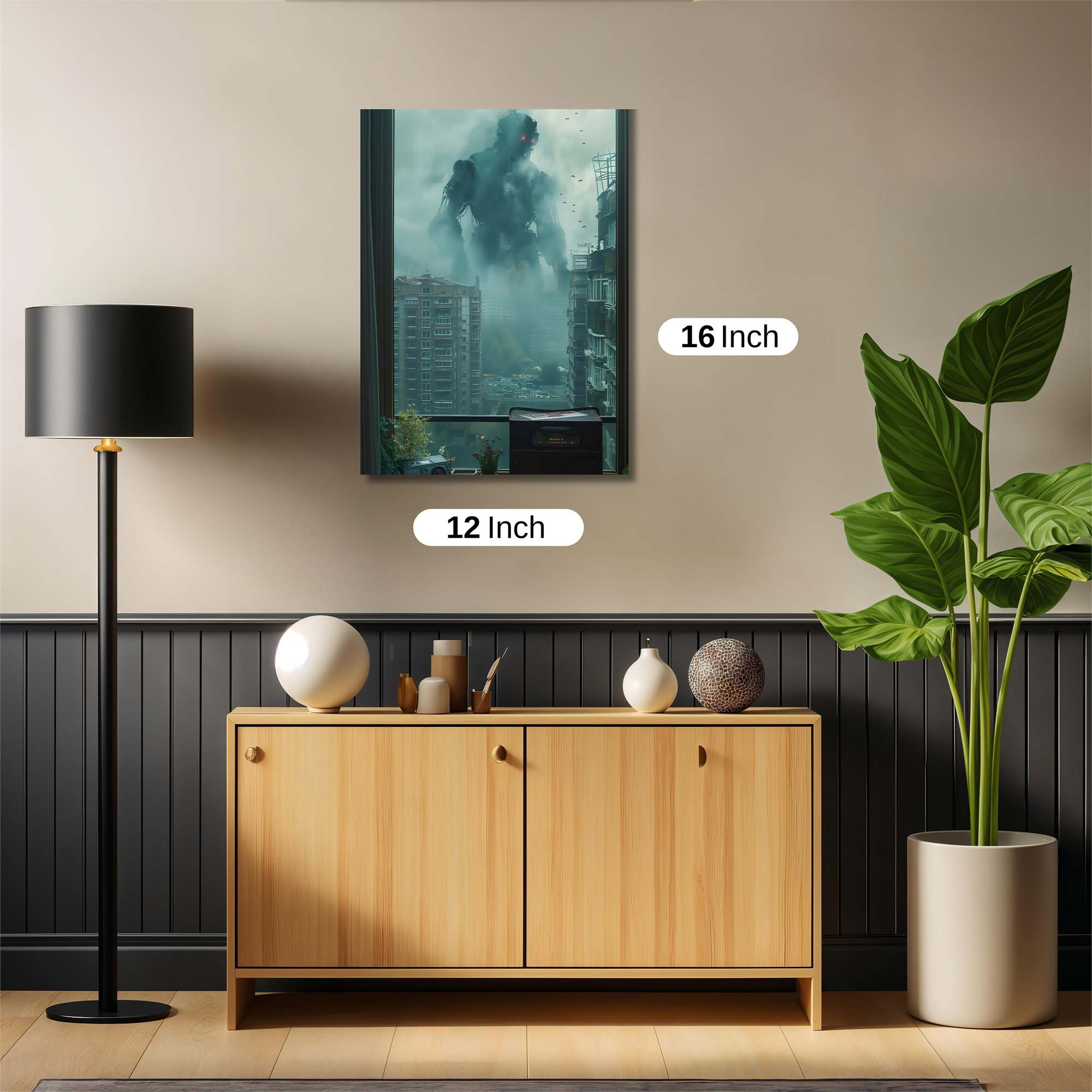 Godzilla Gloom Safe Wall Magnetic / M