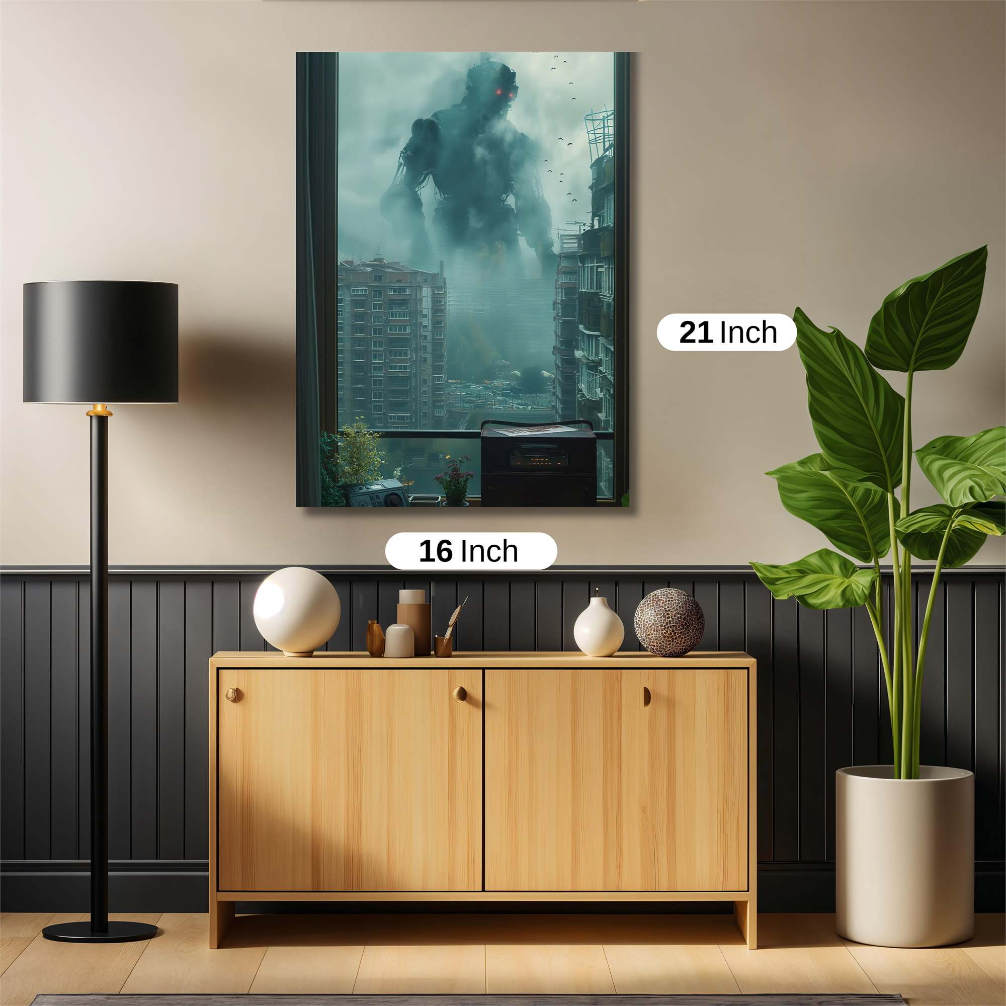Godzilla Gloom Safe Wall Magnetic / M