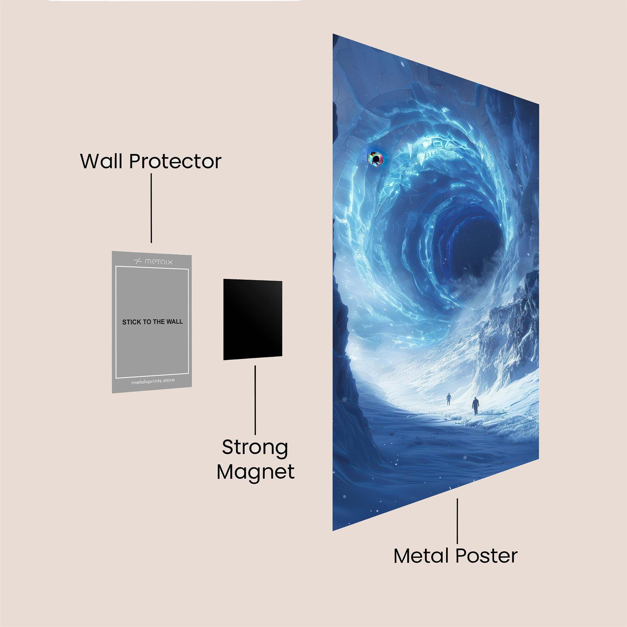 Vortex Enigma Safe Wall Magnetic / M