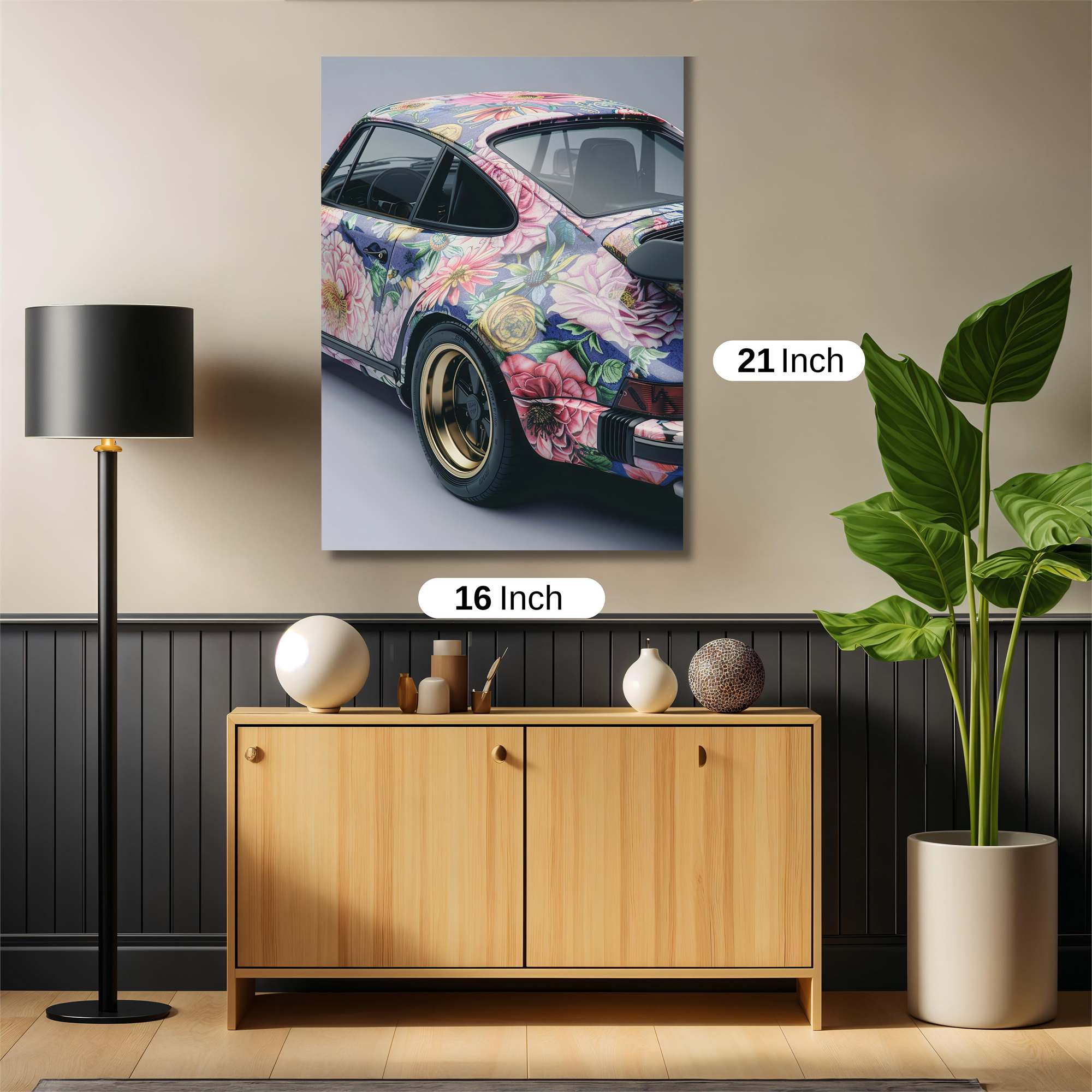 Porsche Whimsical Safe Wall Magnetic / M