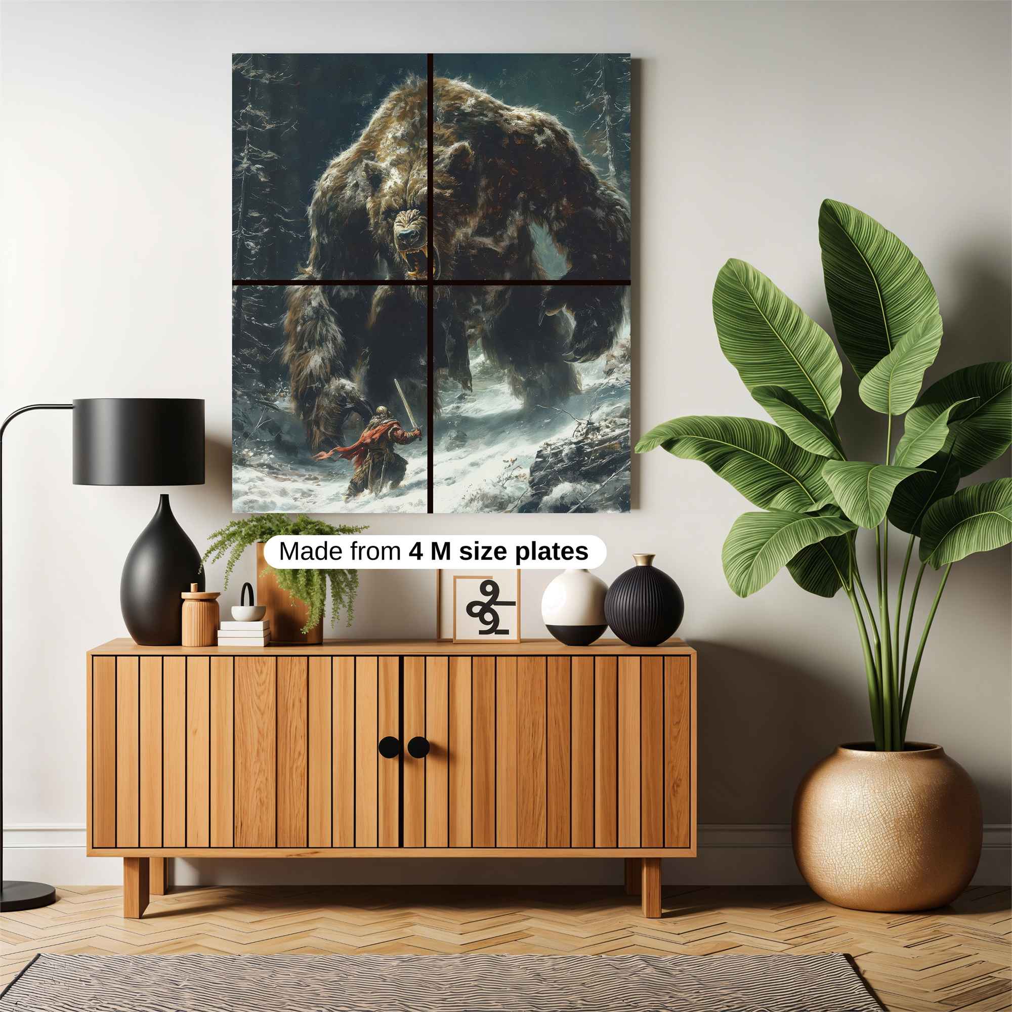 Bear Fury Safe Wall Magnetic / M