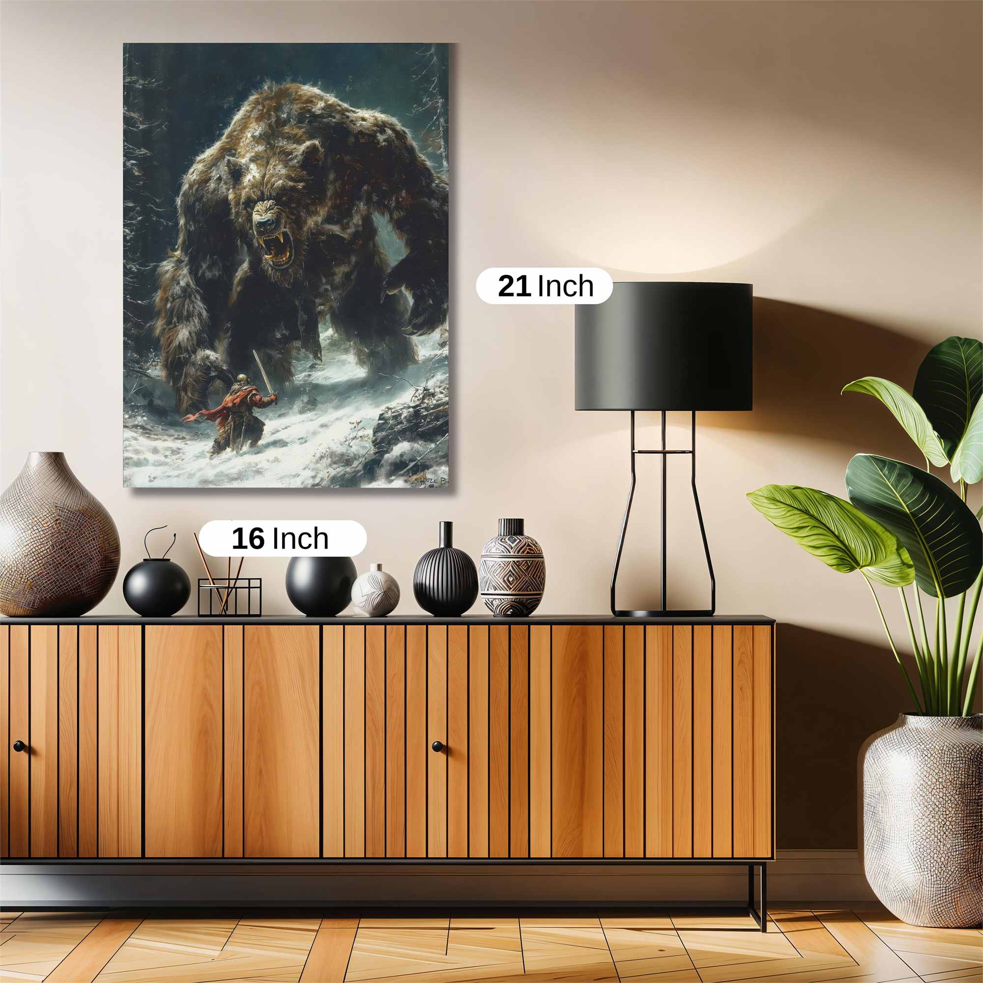 Bear Fury Safe Wall Magnetic / M