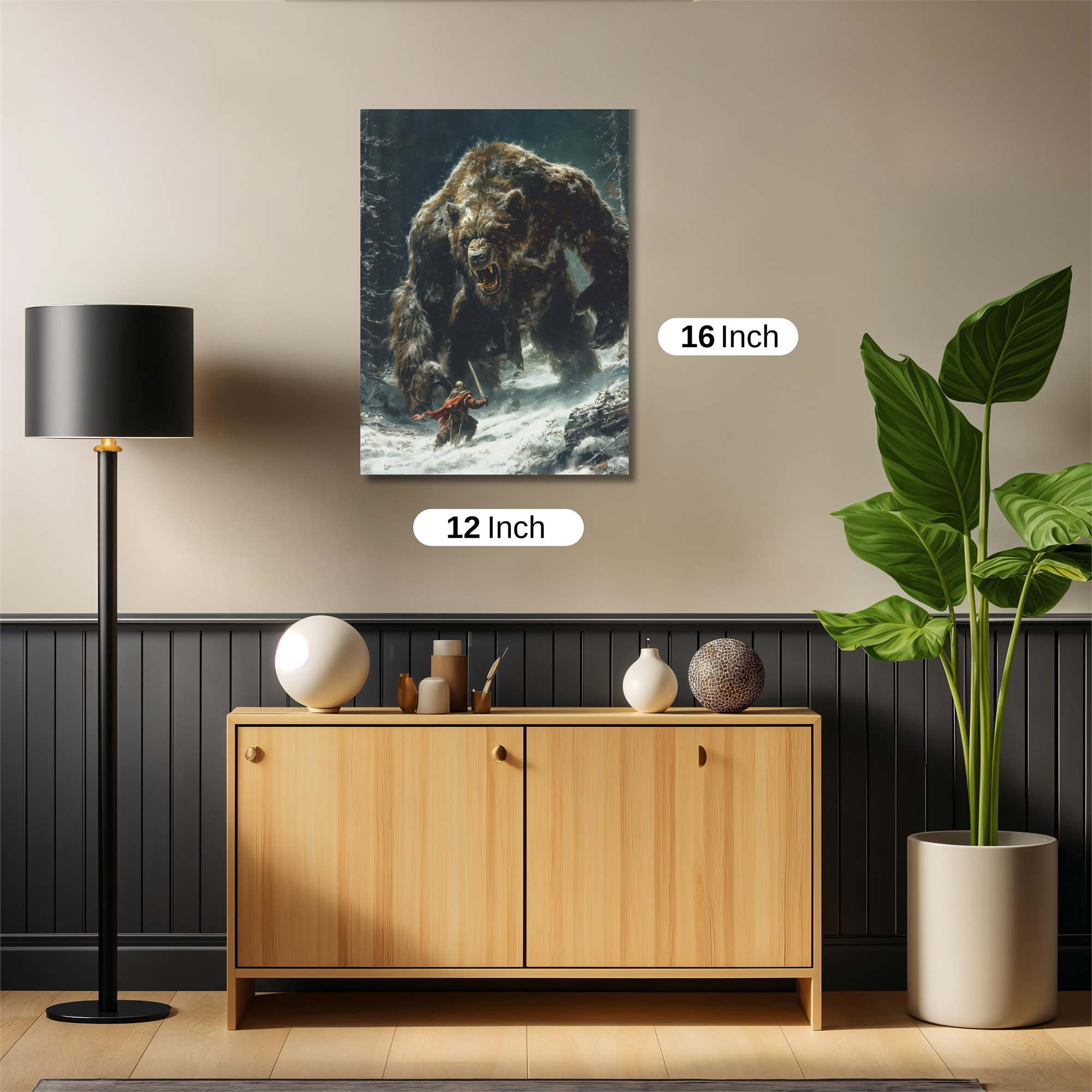 Bear Fury Safe Wall Magnetic / M