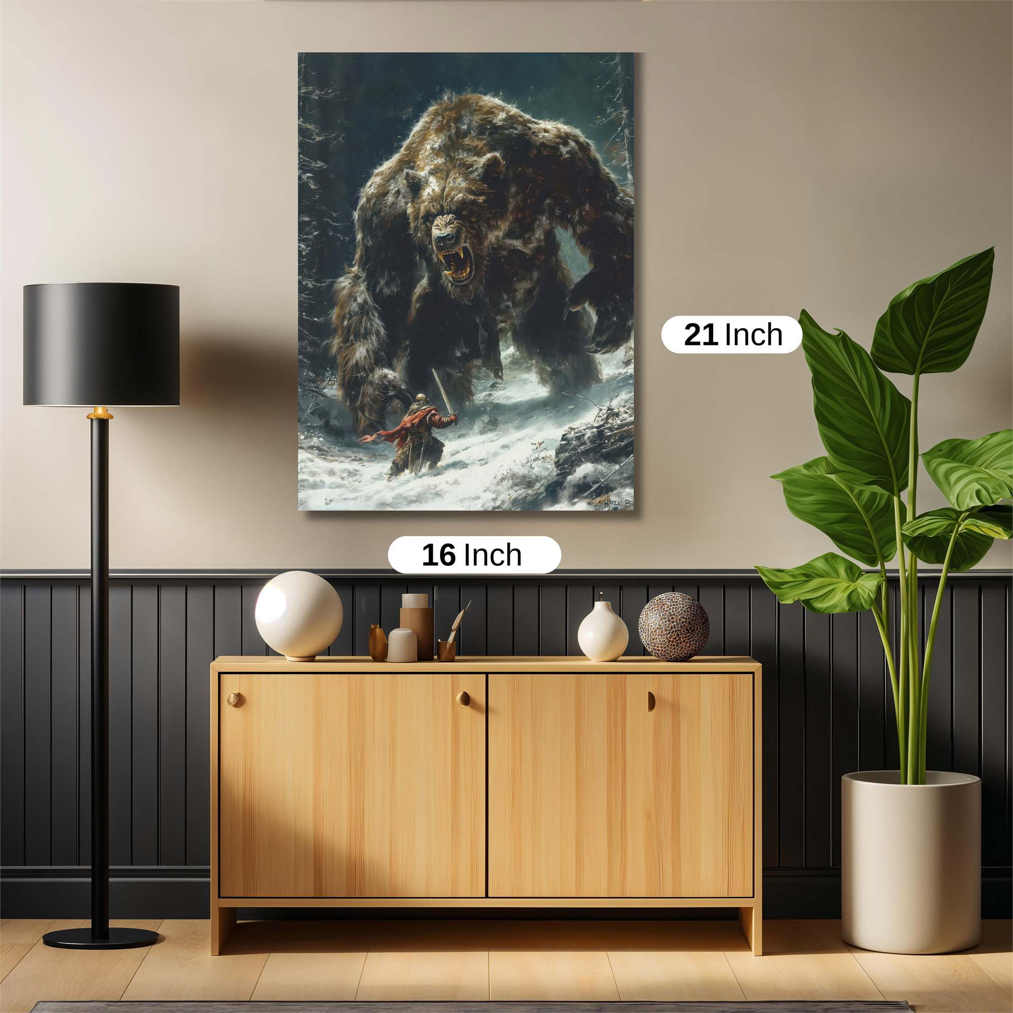 Bear Fury Safe Wall Magnetic / M