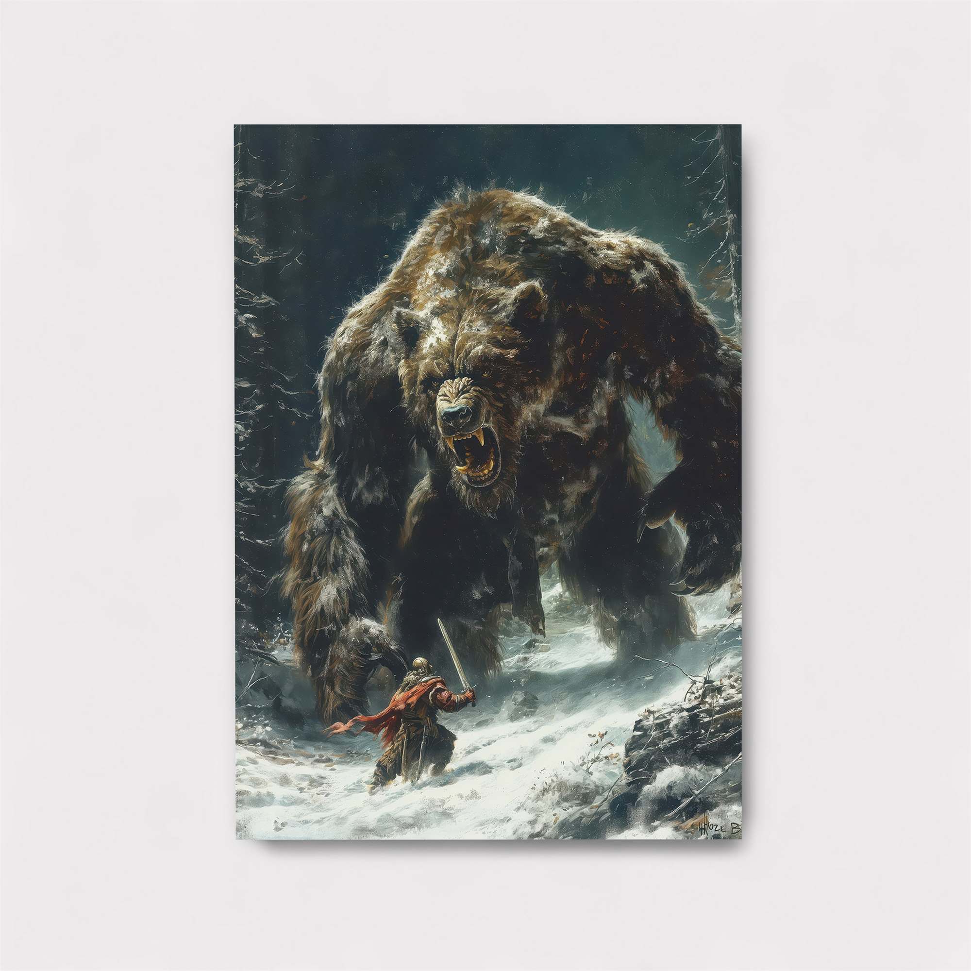 Bear Fury Safe Wall Magnetic / M