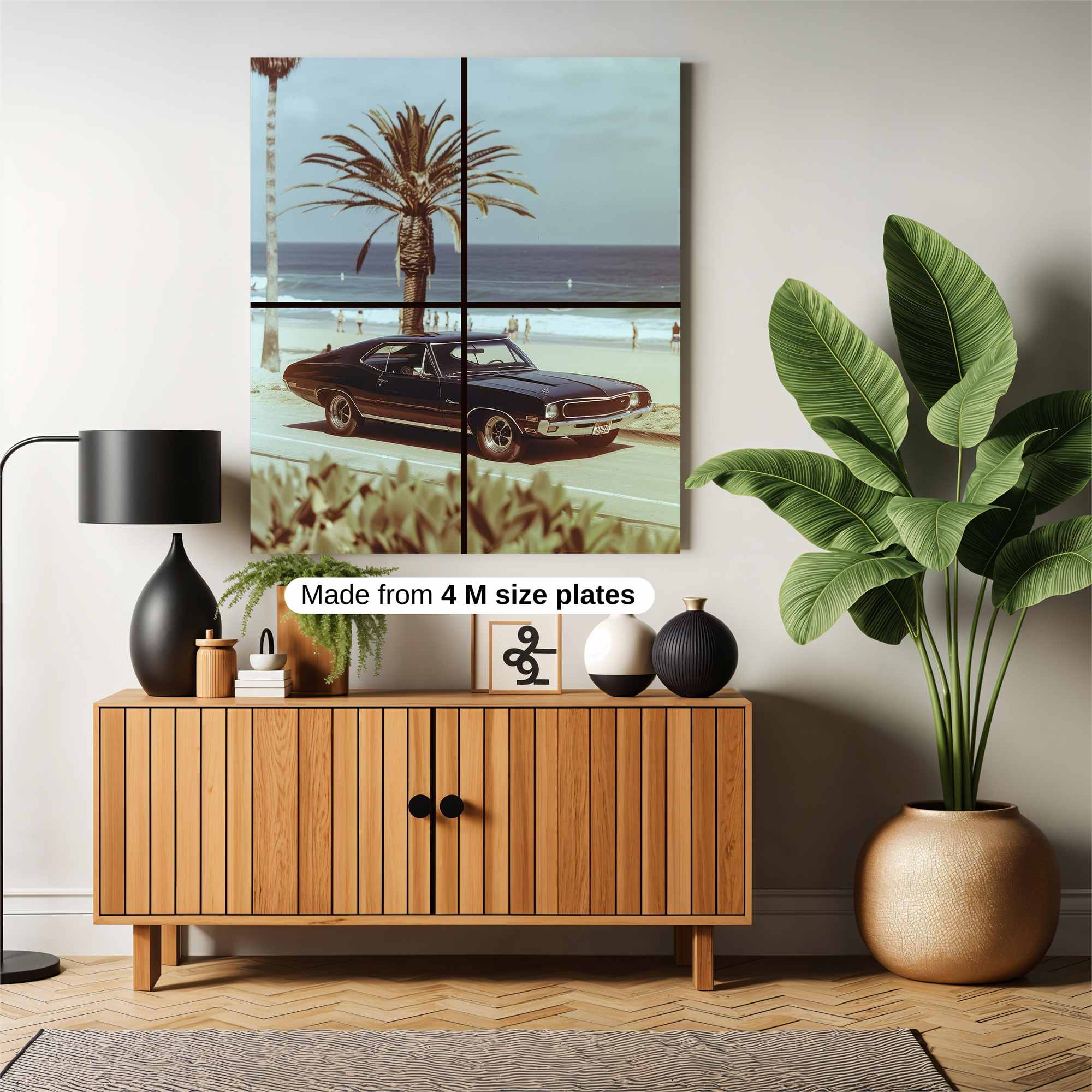 Beach Cruiser Safe Wall Magnetic / M
