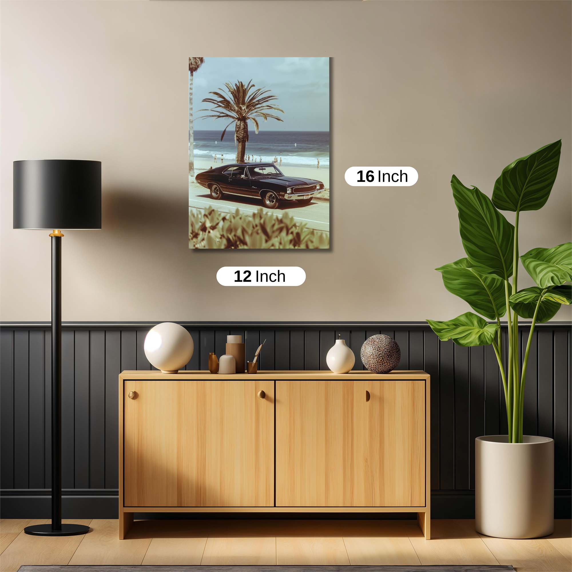 Beach Cruiser Safe Wall Magnetic / M