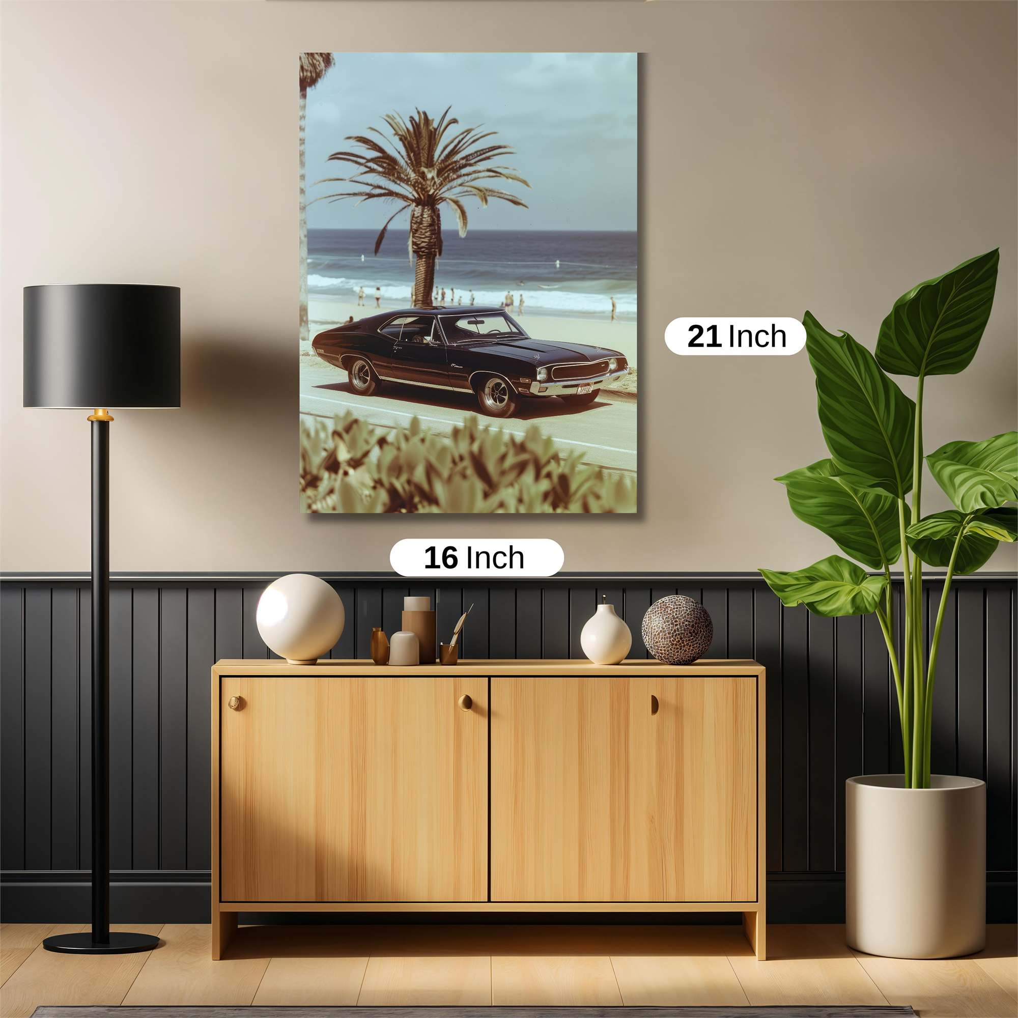 Beach Cruiser Safe Wall Magnetic / M