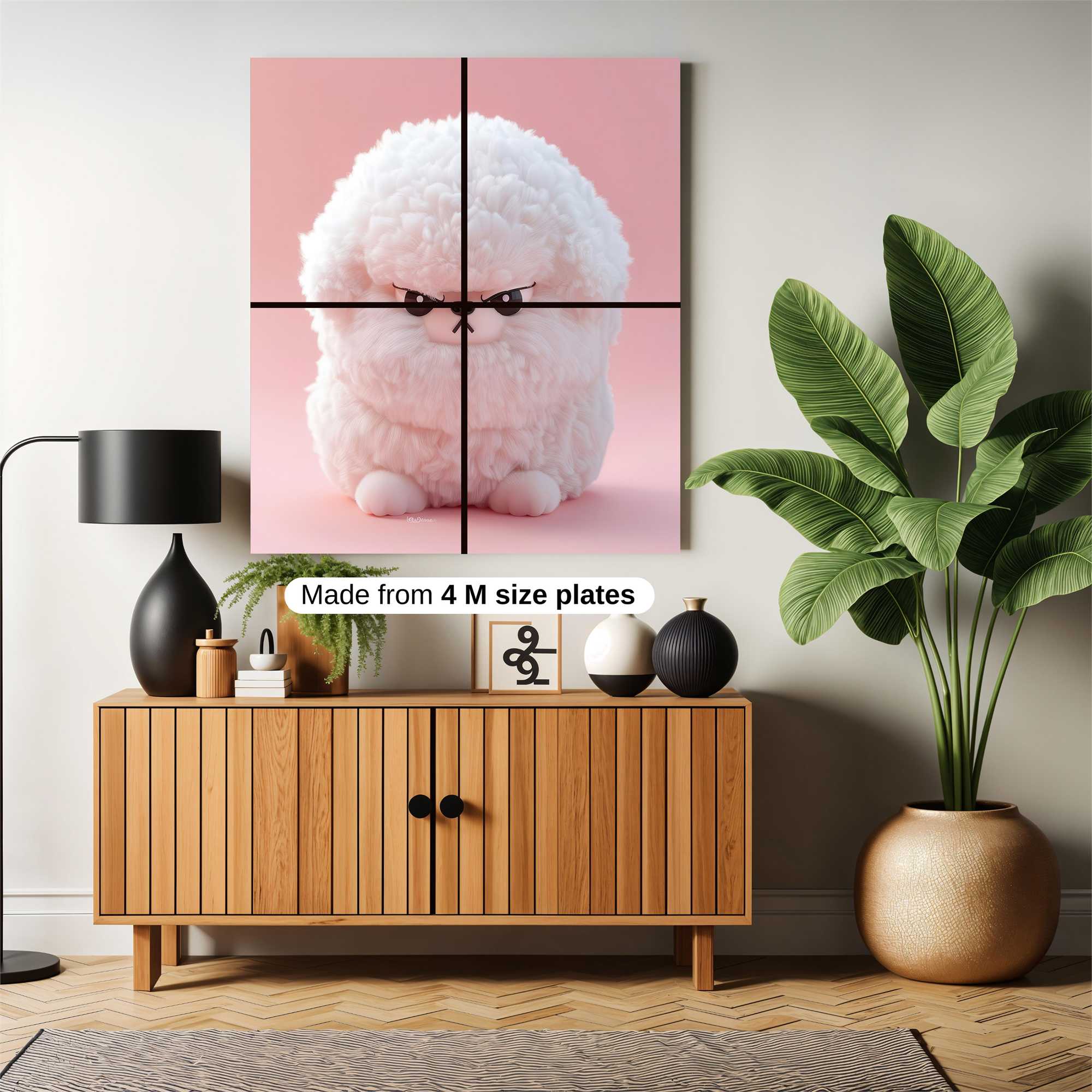 Fluffy Fury Safe Wall Magnetic / M