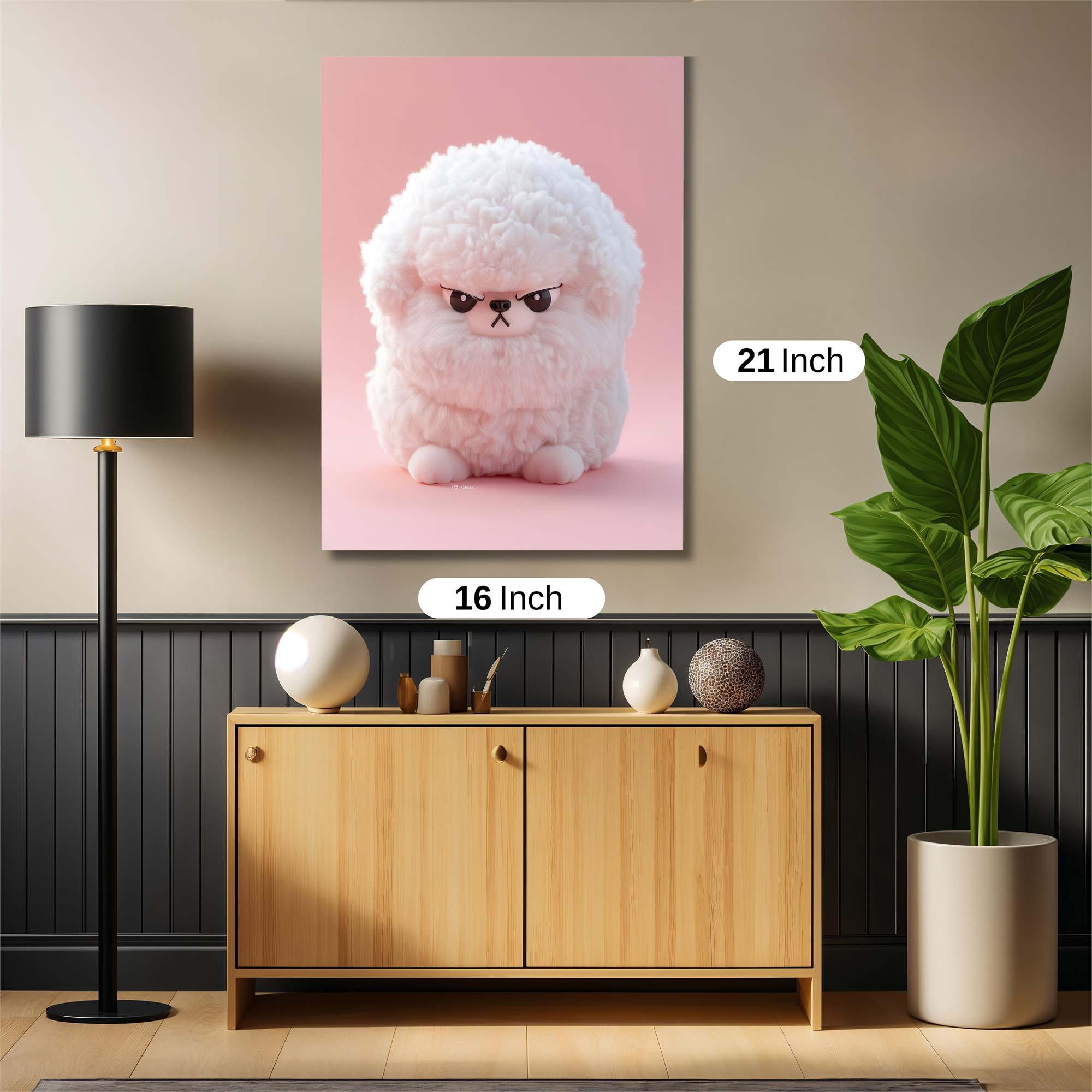 Fluffy Fury Safe Wall Magnetic / M