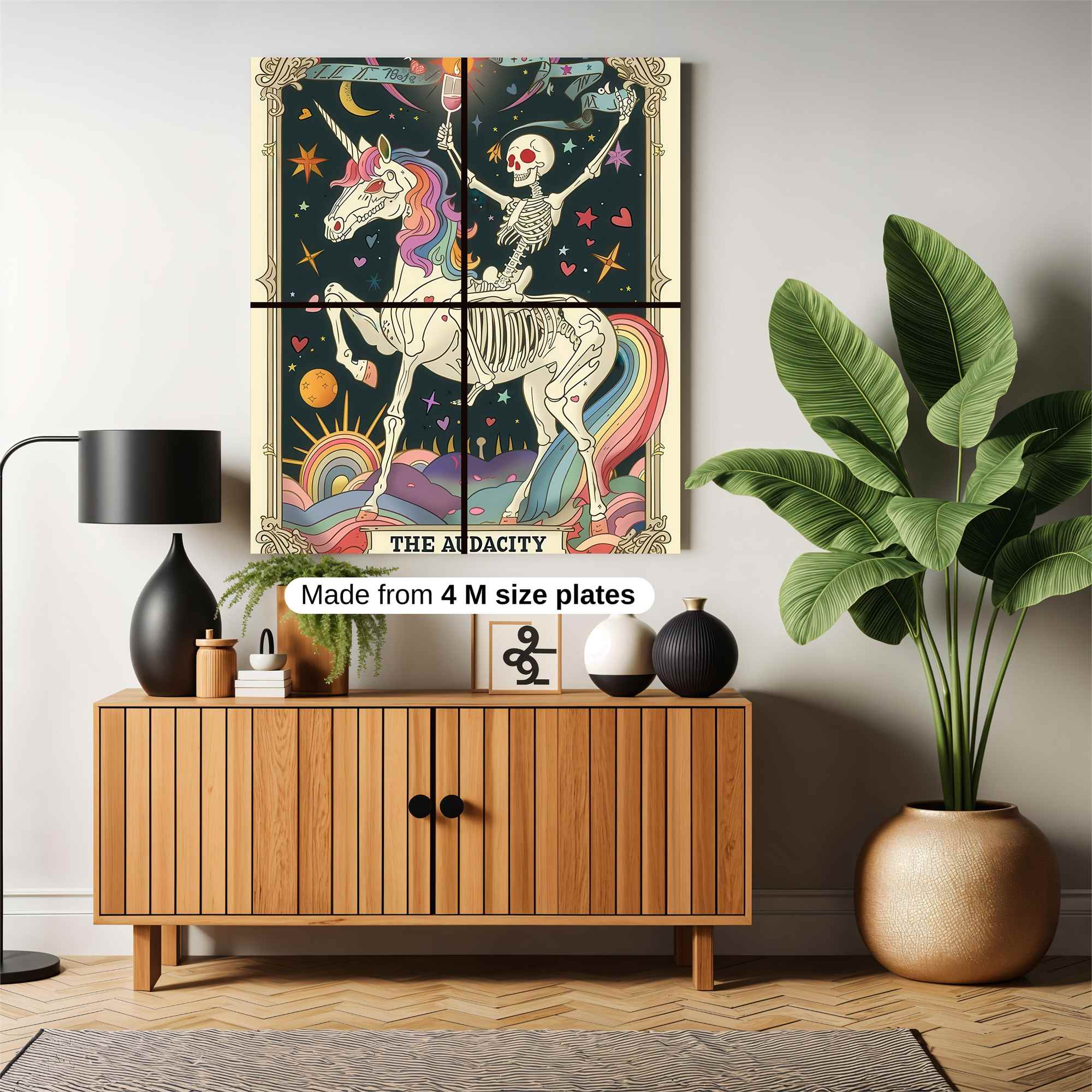 Skeleton Whimsy Safe Wall Magnetic / M