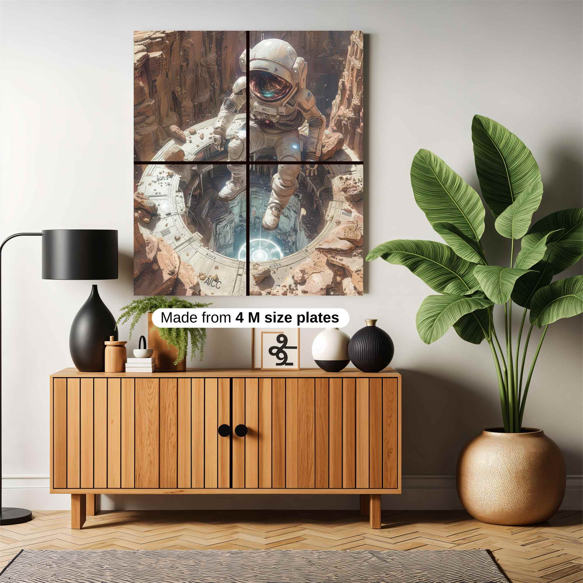 Astronaut Abyss Safe Wall Magnetic / M