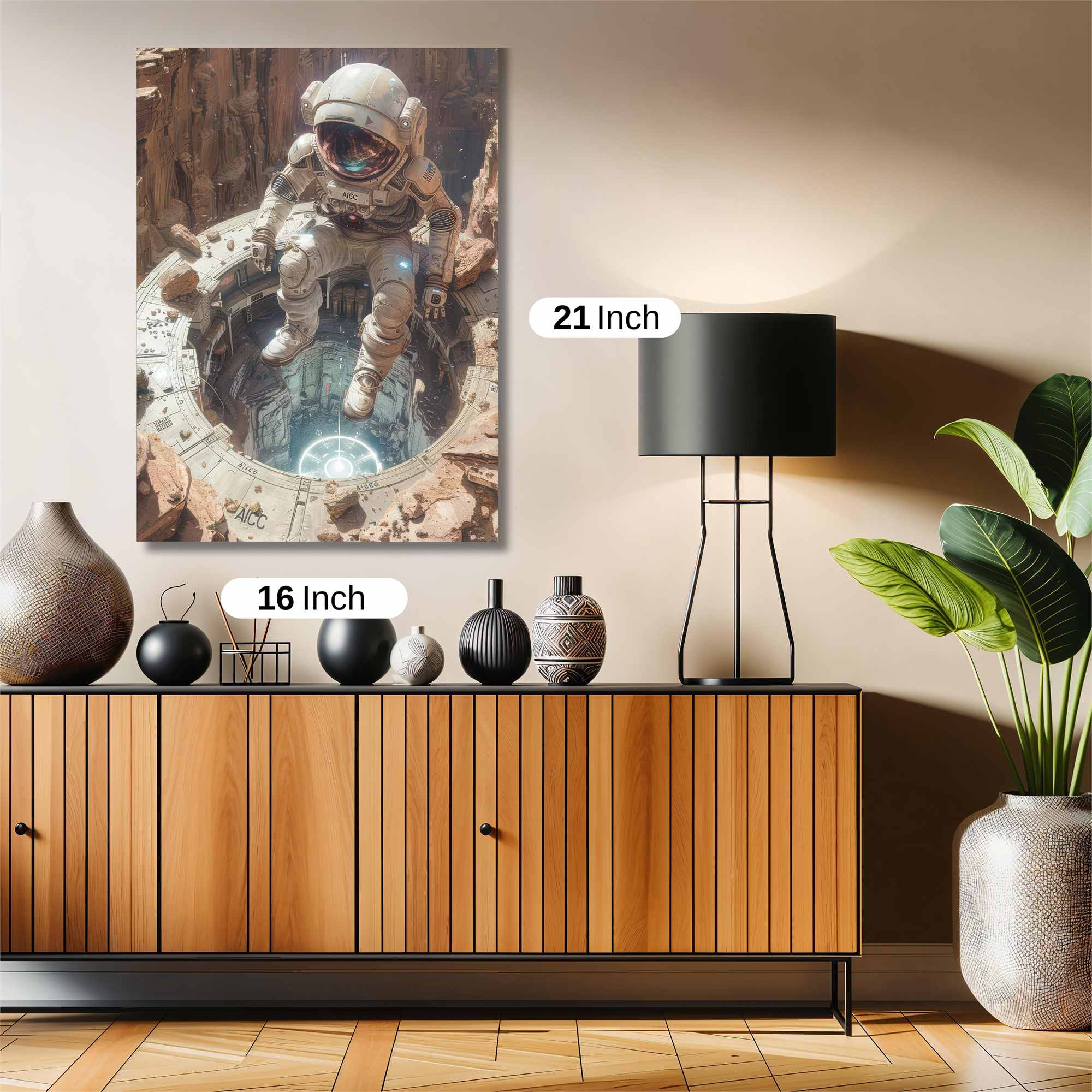 Astronaut Abyss Safe Wall Magnetic / M