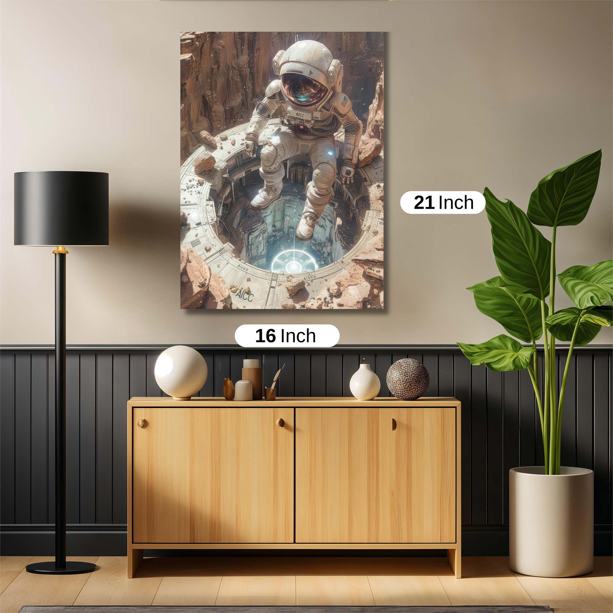 Astronaut Abyss Safe Wall Magnetic / M