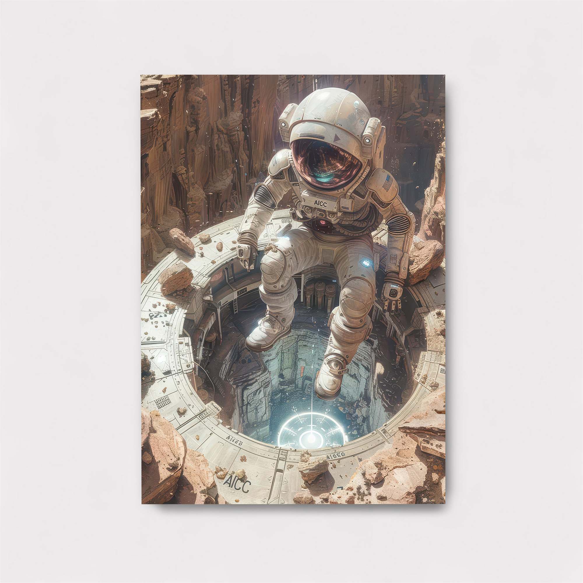 Astronaut Abyss Safe Wall Magnetic / M