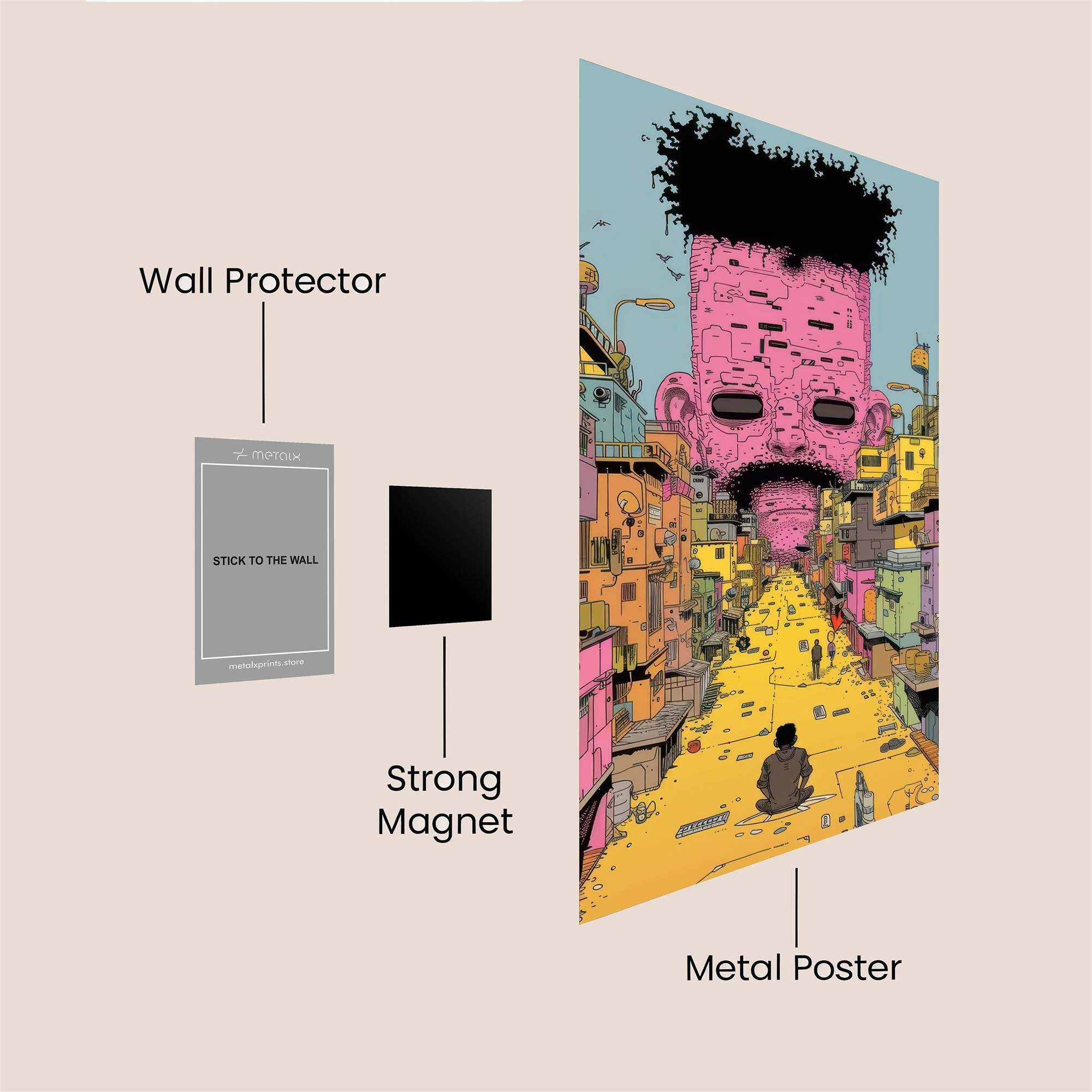 Giant Whimsy Safe Wall Magnetic / M
