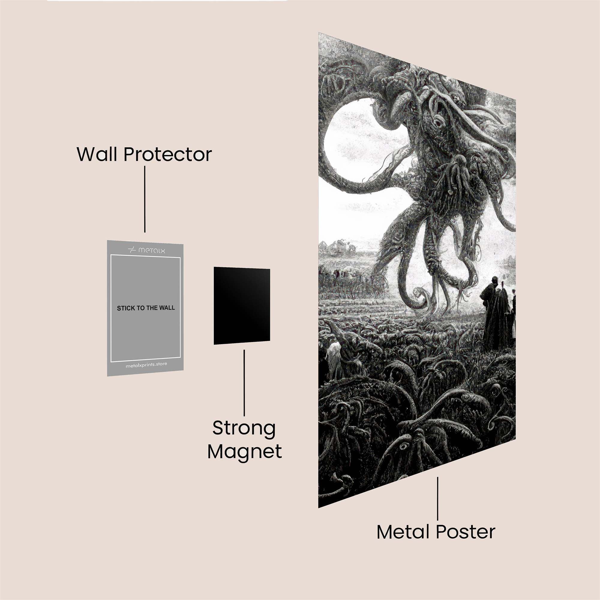 Cthulhu Awakening Safe Wall Magnetic / M