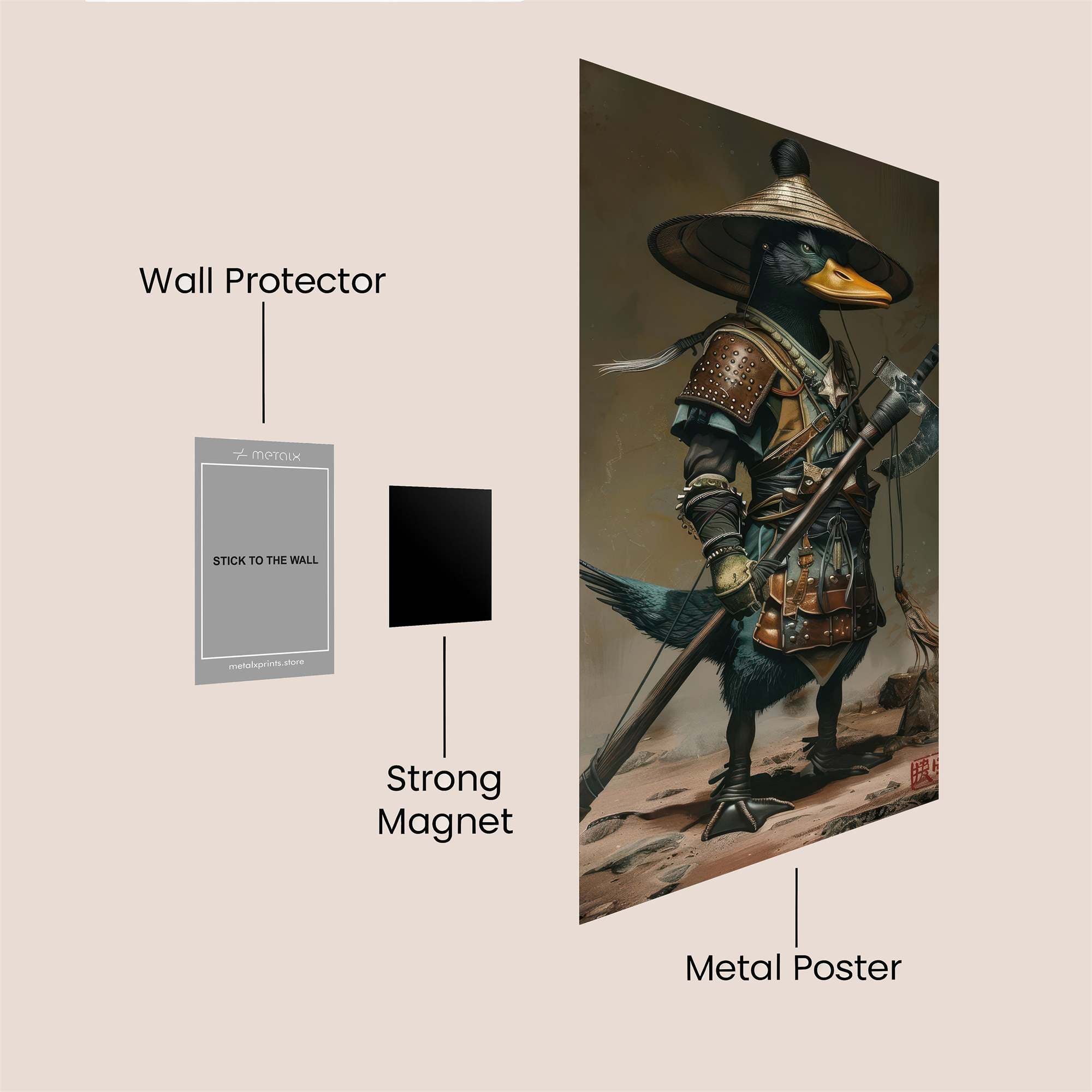 Samurai Serenity Safe Wall Magnetic / M