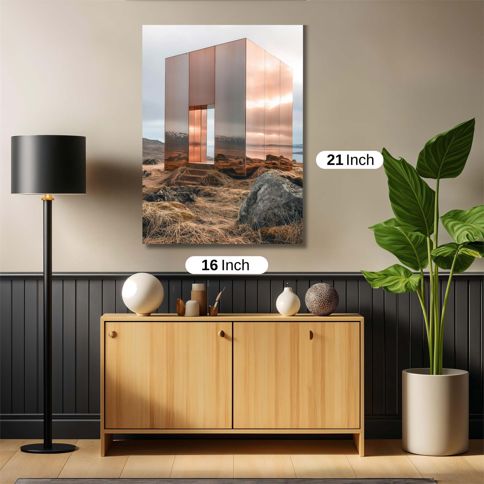 Mirror Serenity Safe Wall Magnetic / M