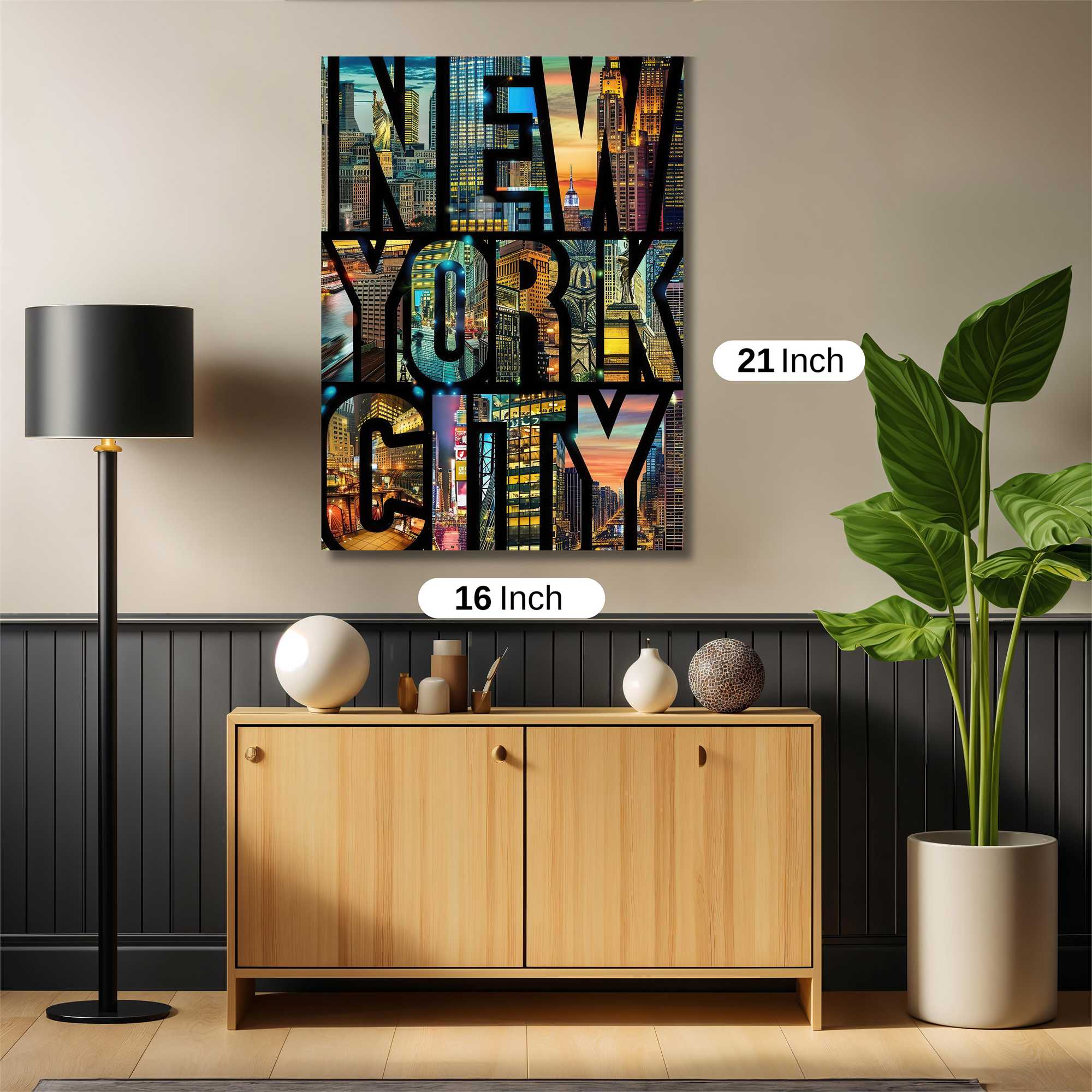 NYC Vibrant Safe Wall Magnetic / M