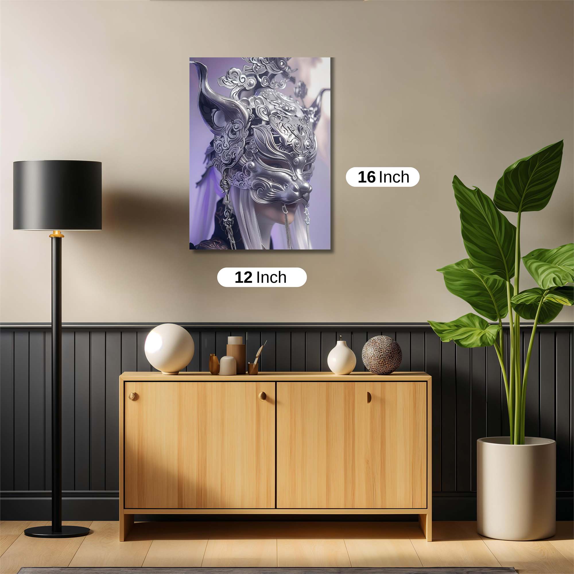 Silver Serenity Safe Wall Magnetic / M
